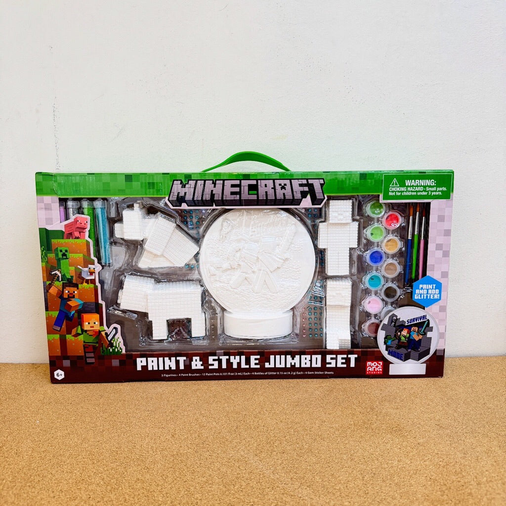 Minecraft Paint and Style Jumbo Set