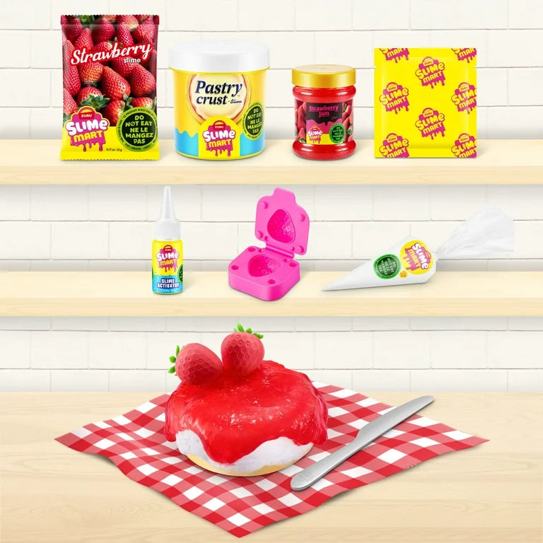 Slime Mart Strawberry Cheesecake Craft Kit