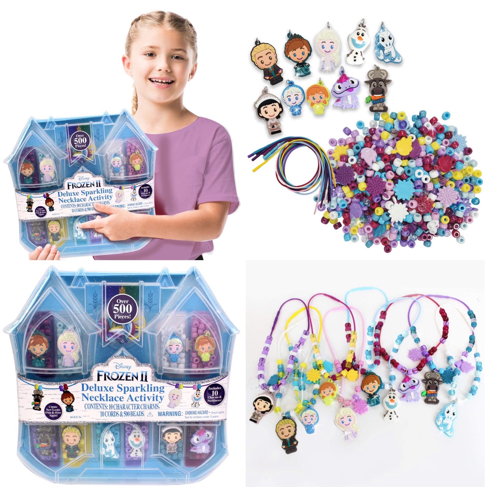 Disney Frozen II Deluxe Sparkling Necklace Activity Set