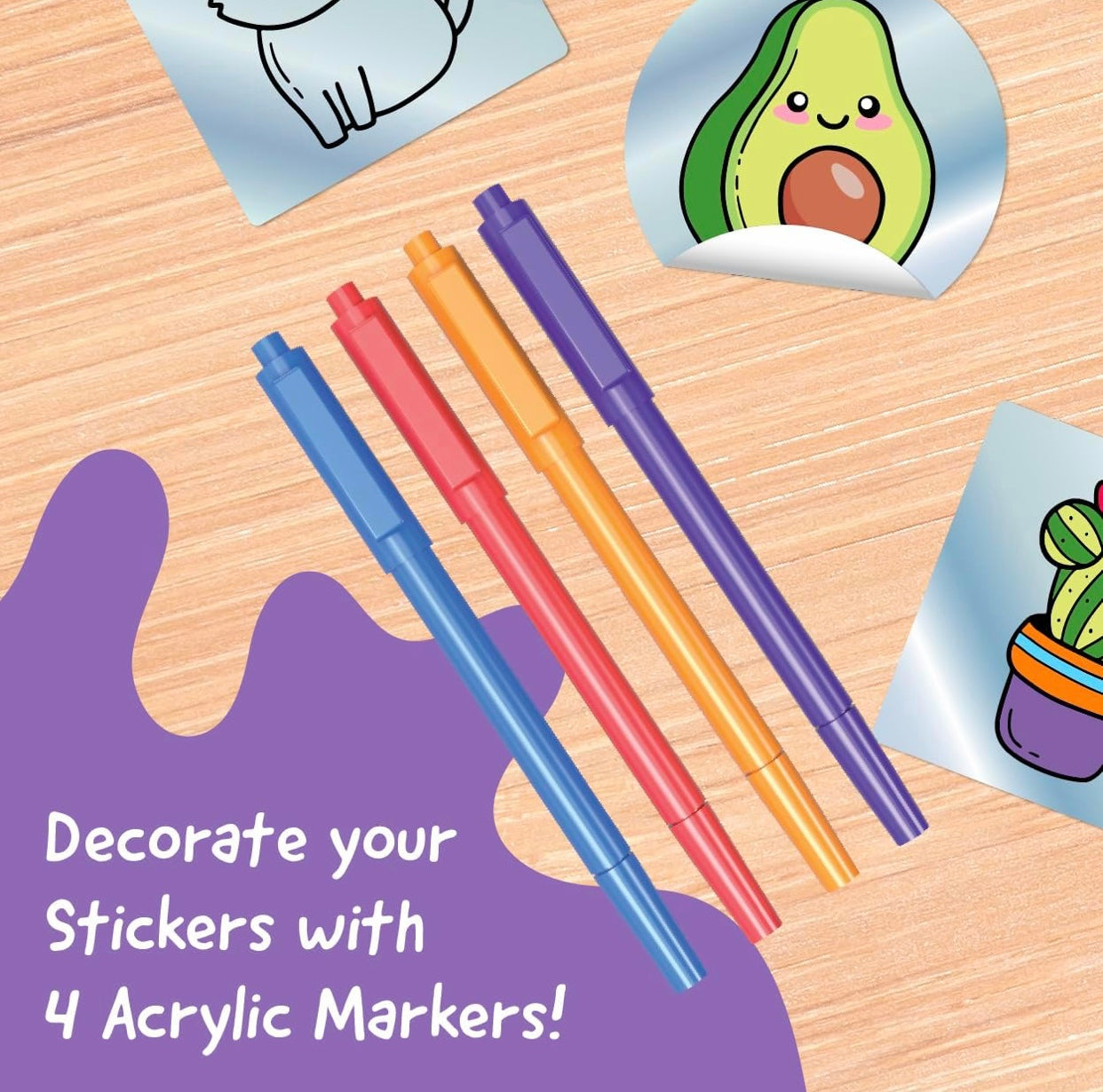 Hello Blink Sticker Maker Refill Pack Foil Sticker