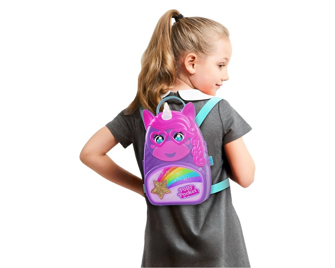 Polly Pocket Unicorn Backpack Playset