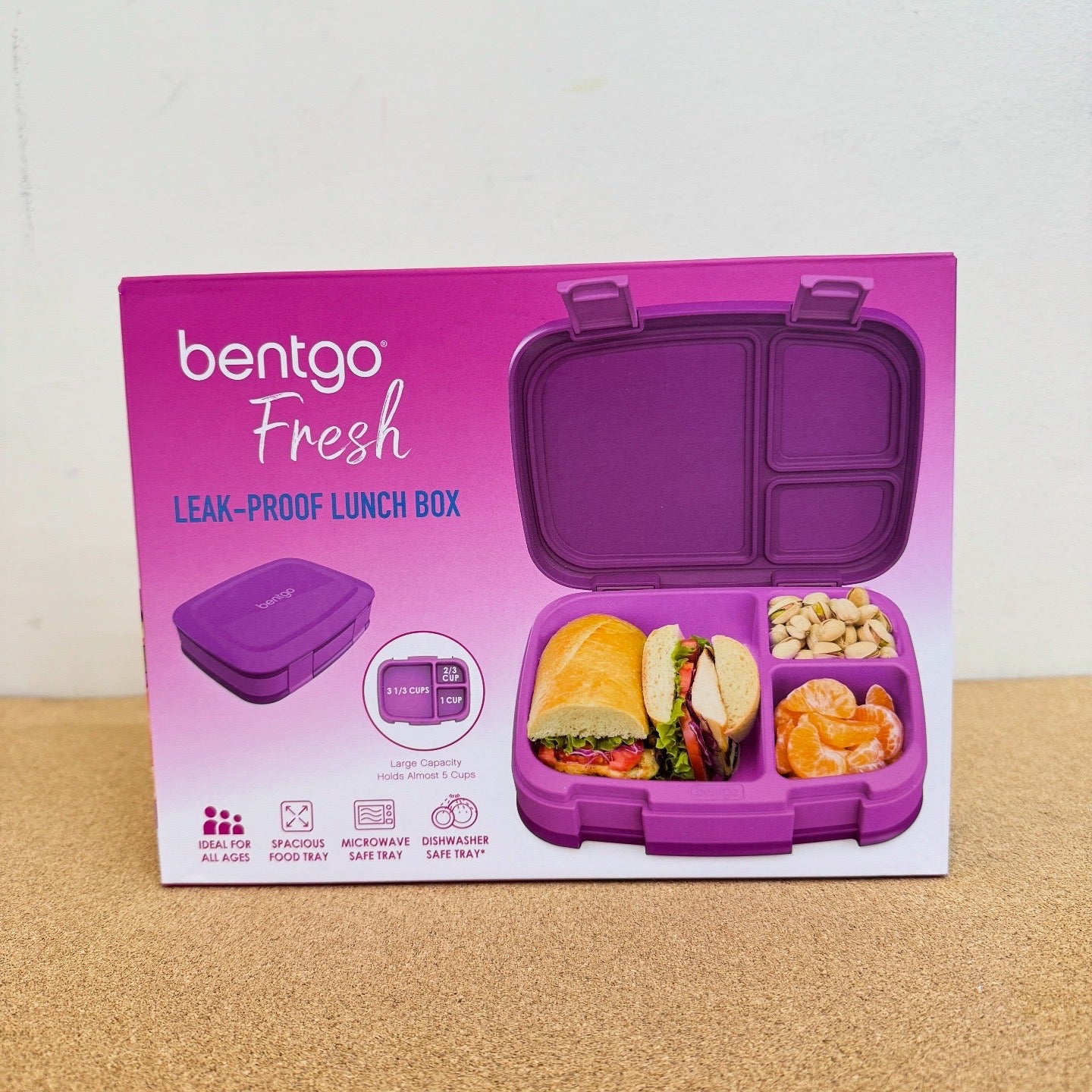 Bentgo Fresh Leak Proof Lunchbox - Purple