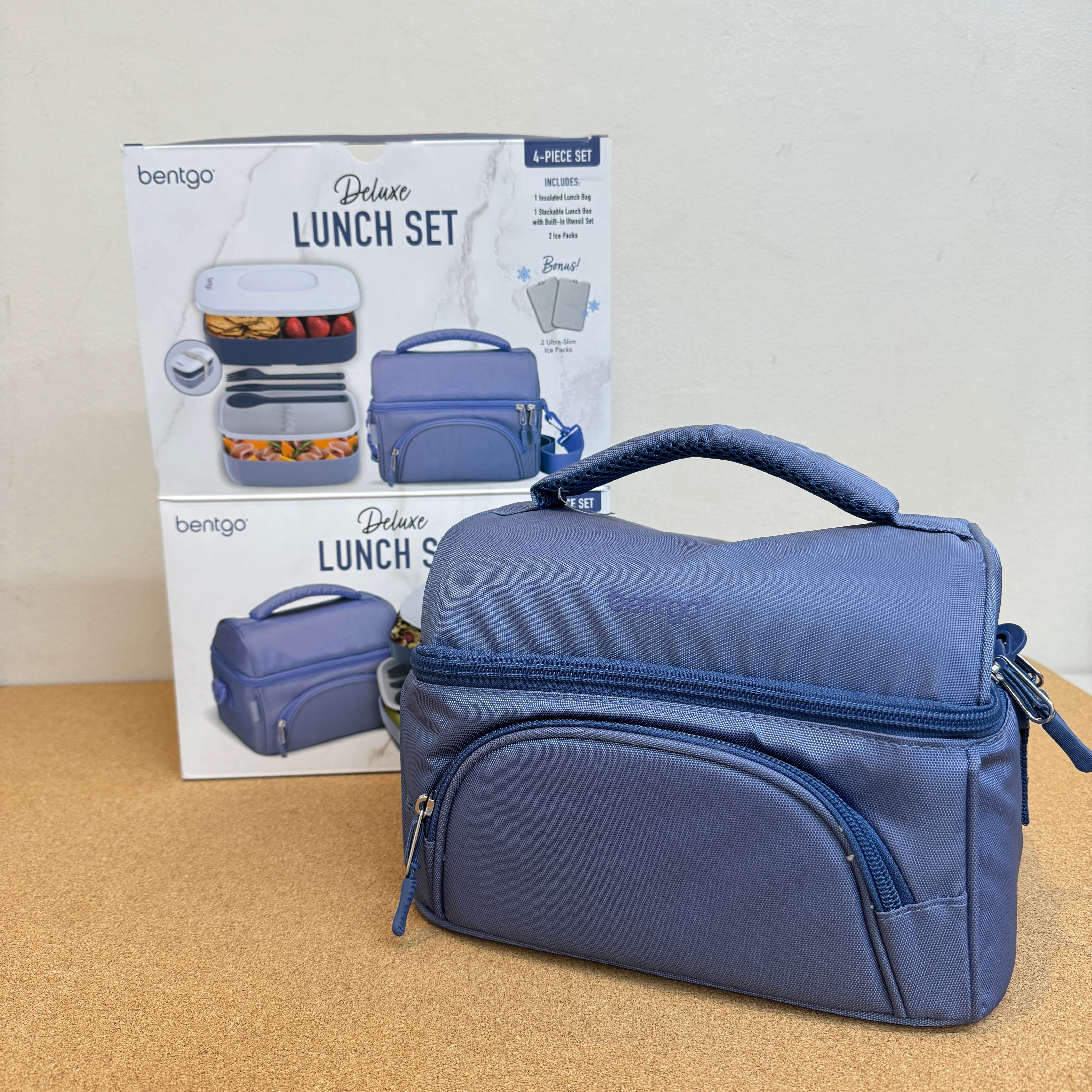 Bentgo Deluxe Insulated Lunch Set-Slate