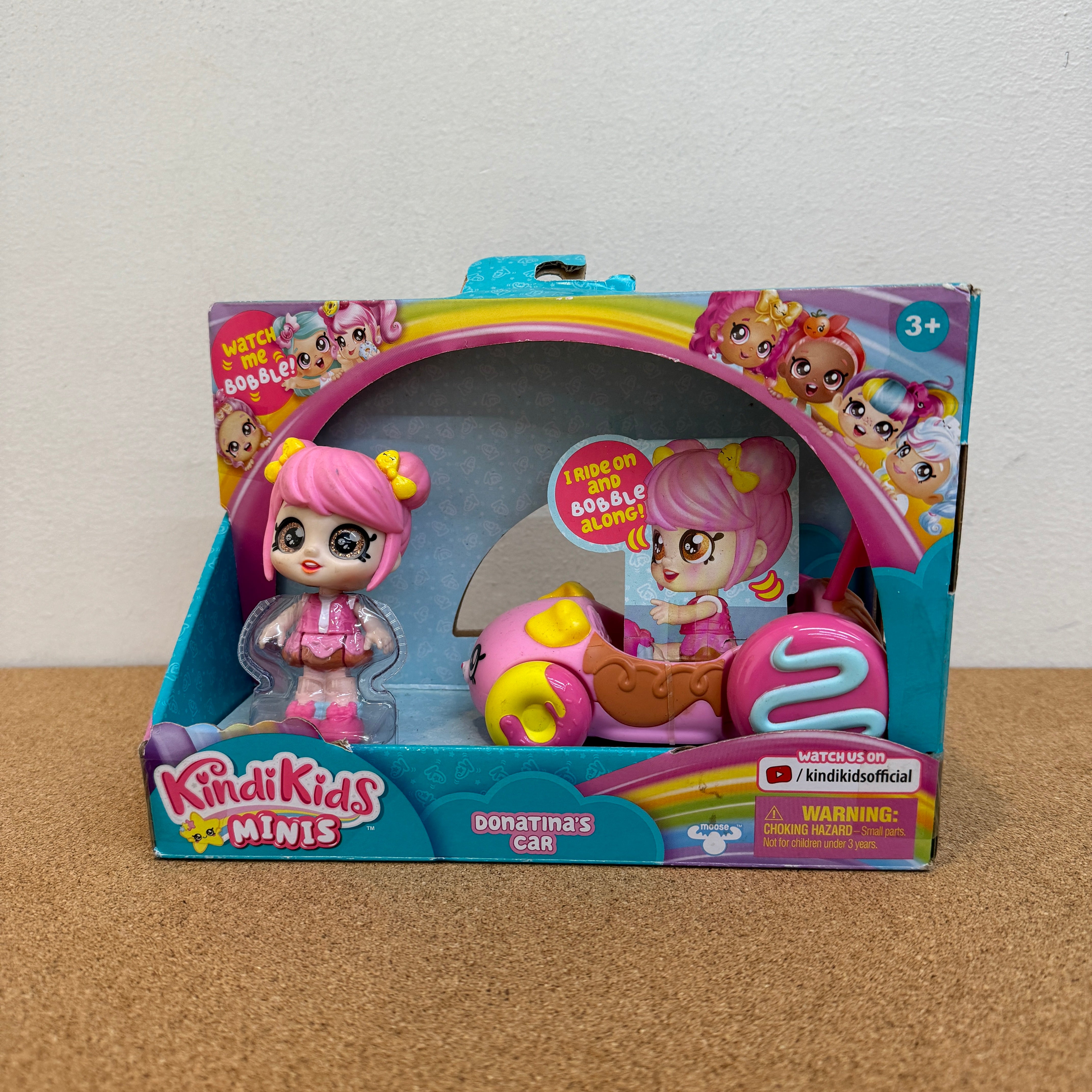 Kindi Kids Minis Donatina’s Donut Car & Doll