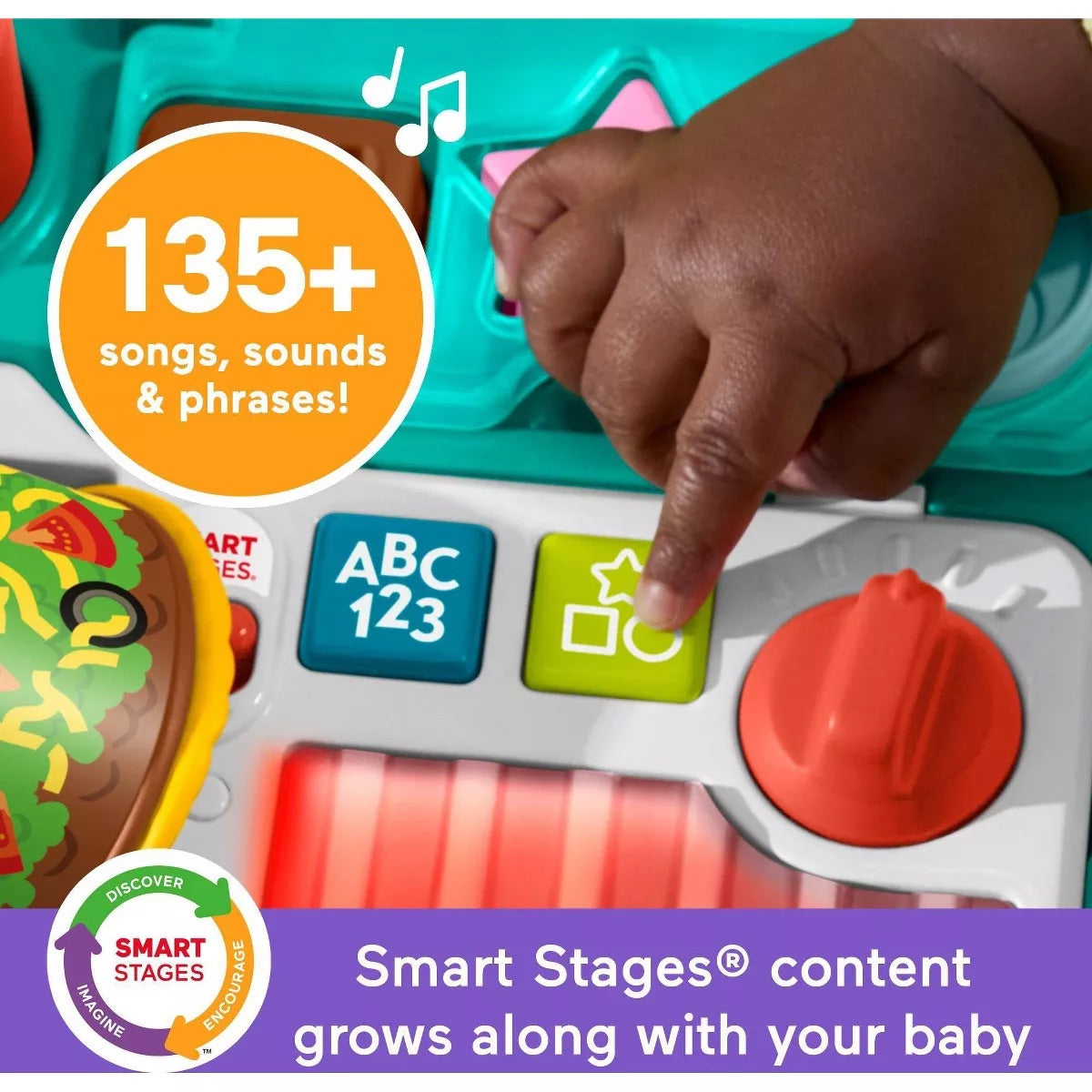 Fisher Price Laugh & Learn 4-in-1 Snack Cart Walker