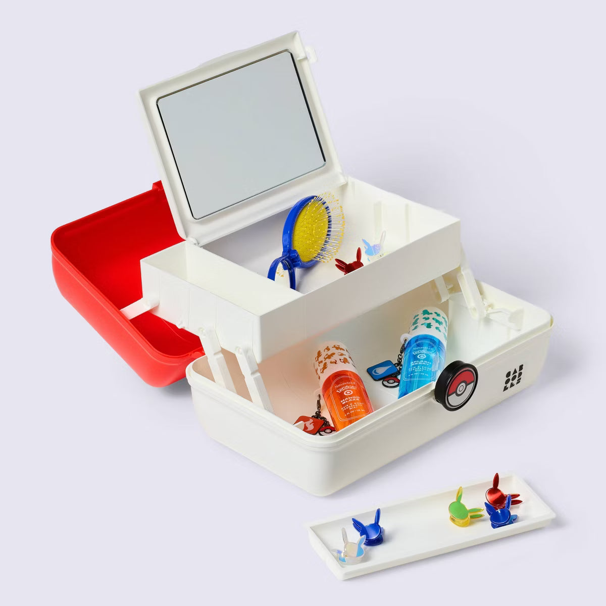 Pokemon x Target Caboodles Case - Red/White