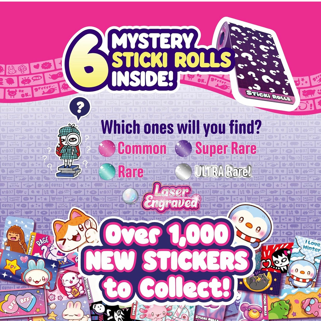 Sticki Rolls Series 2 Pendant Pack