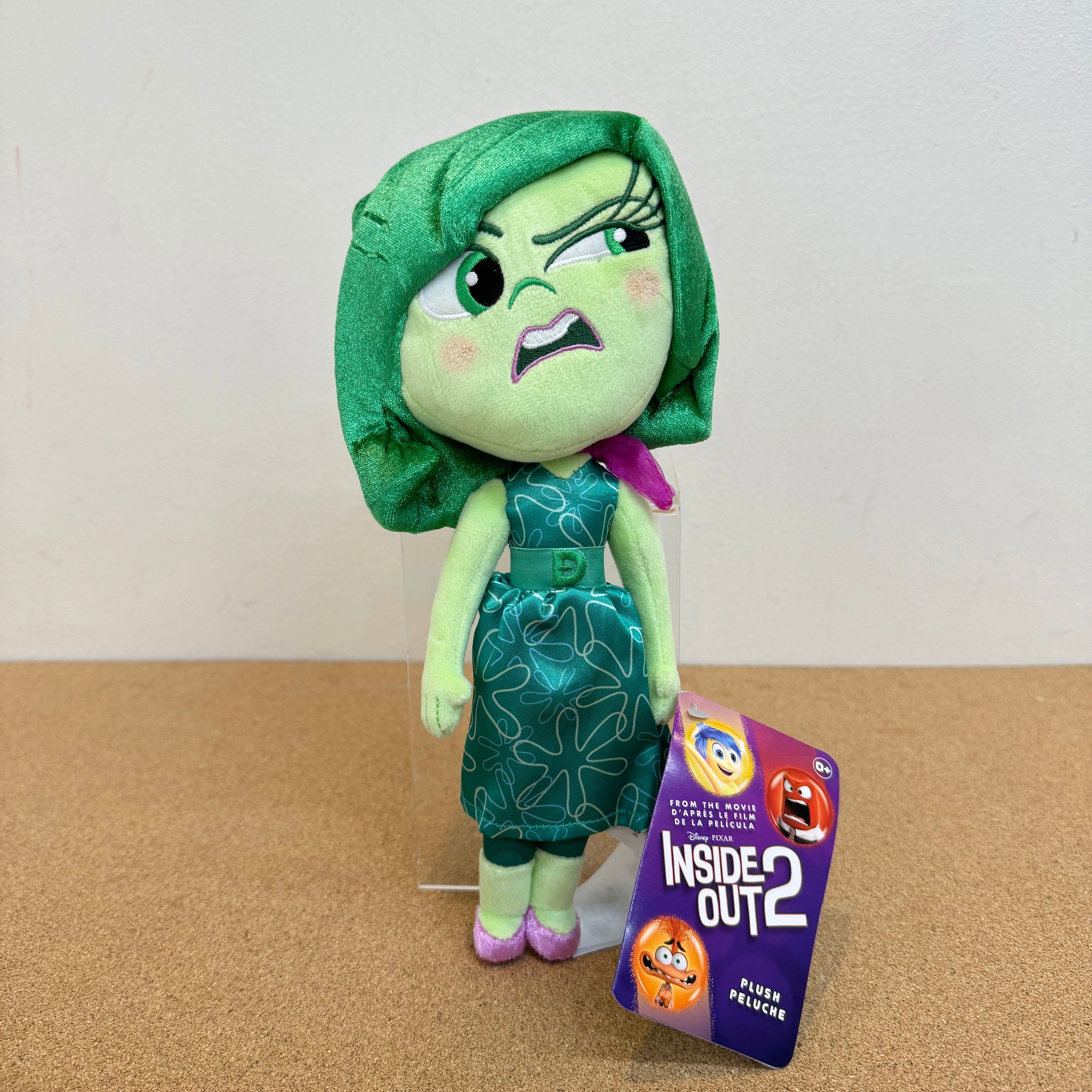 Disney Original Inside Out 2 Small Plush 11” - Disgust