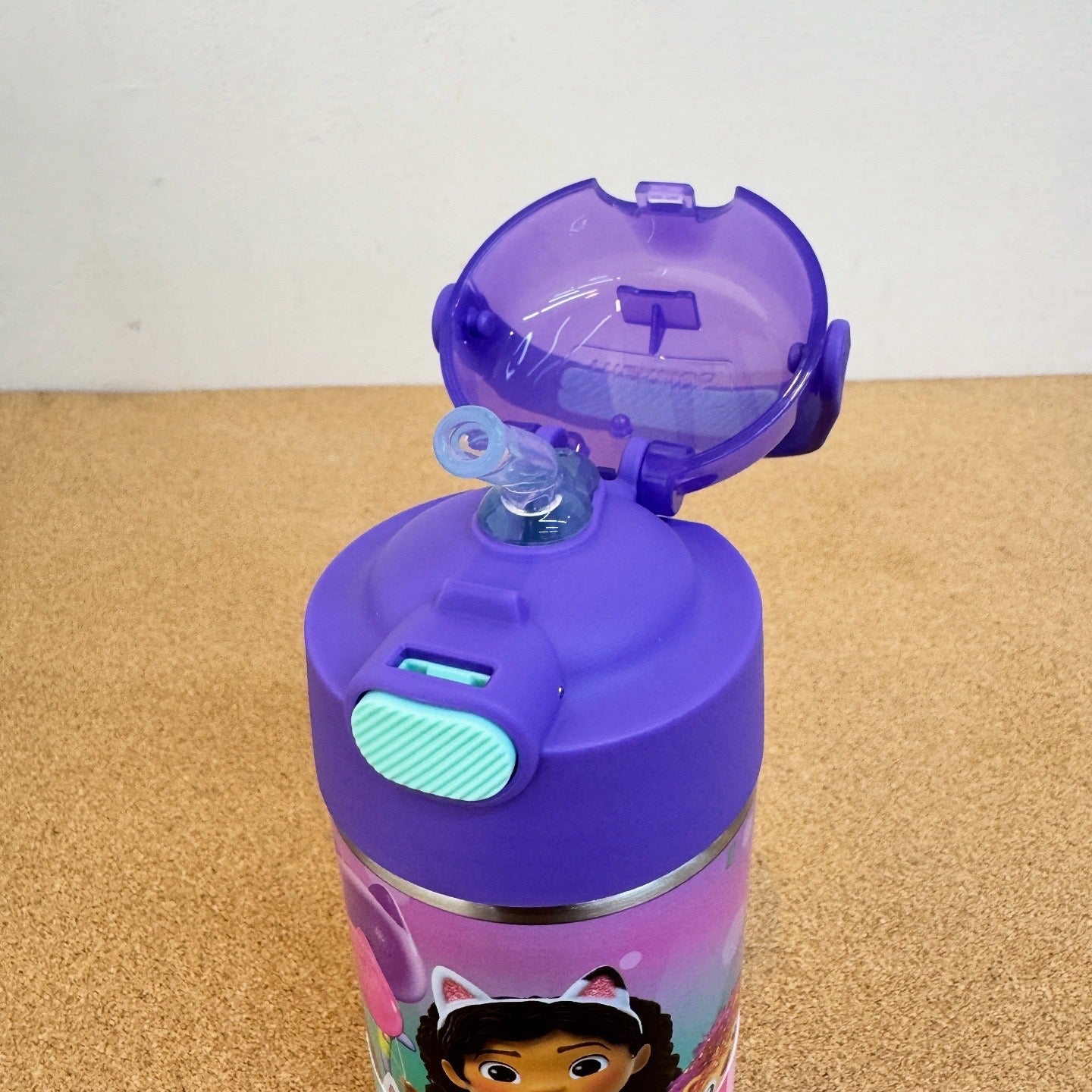 Thermos Kids Funtainer 12oz Water Bottle - Gabby’s Dollhouse