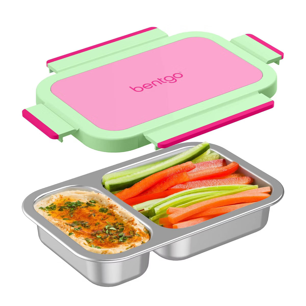 Bentgo EC Kid’s’ Stainless Steel Lunchbox - Strawberry