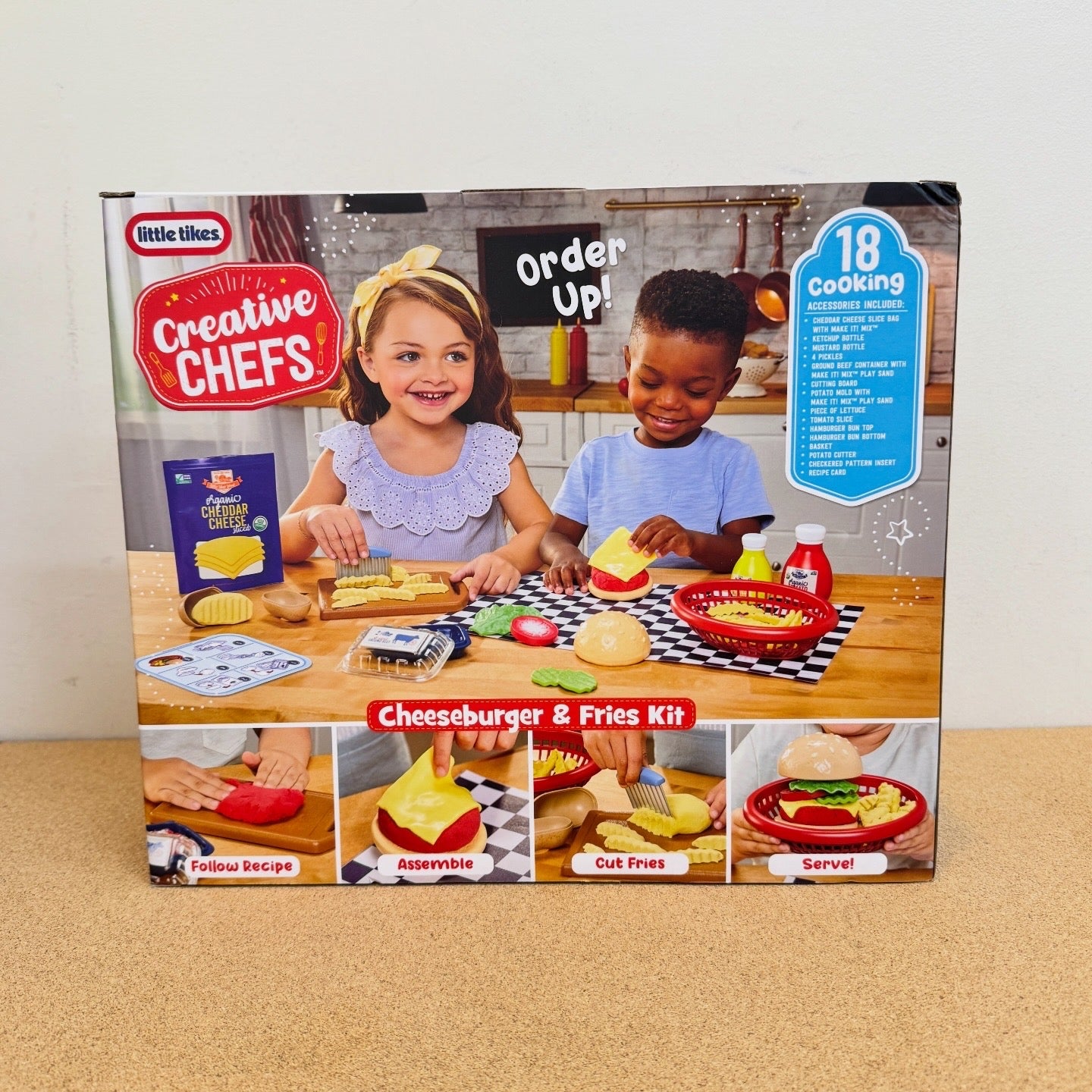 Little Tikes Creative Chefs Cheeseburger & Fries Kit