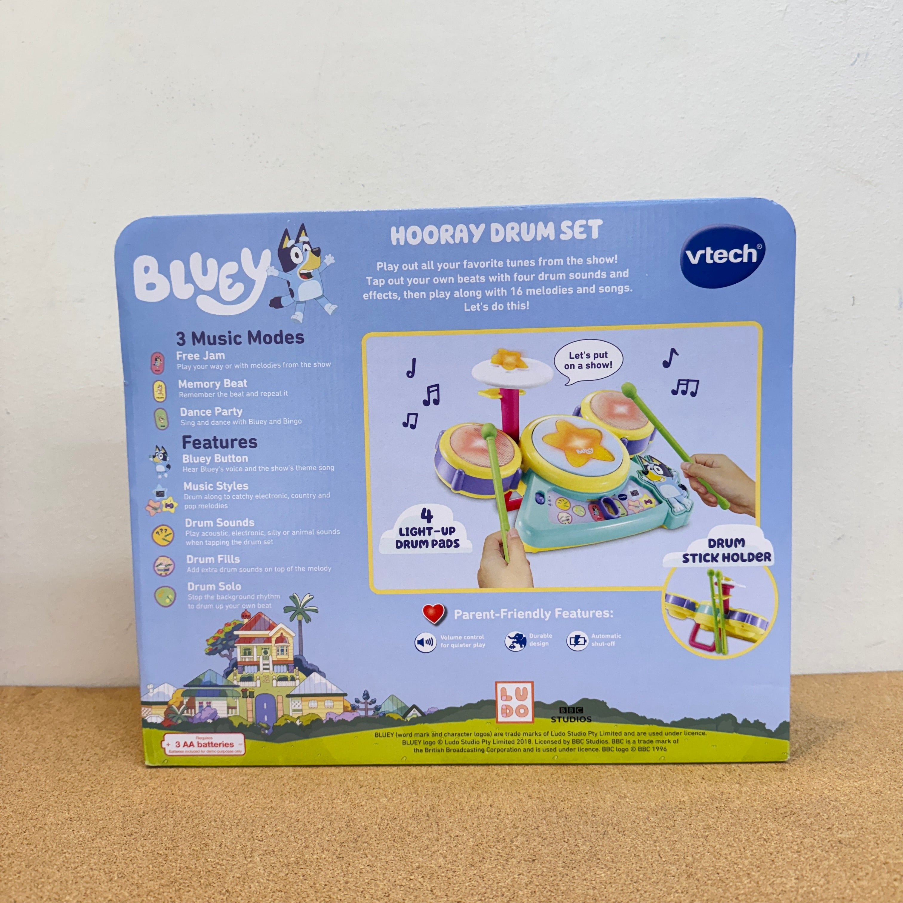 VTech Bluey Hooray Drum Set