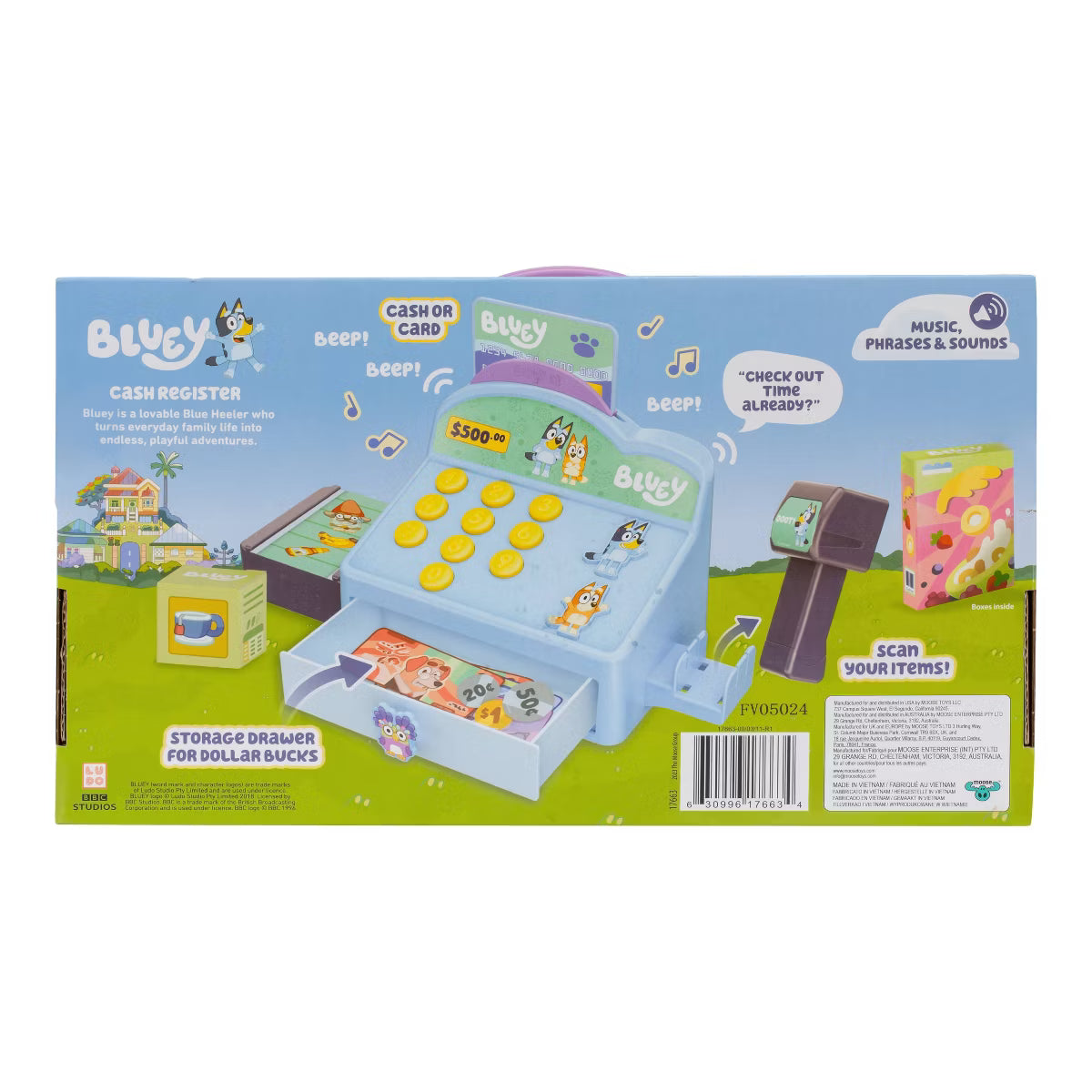 Bluey Cash Register Playset