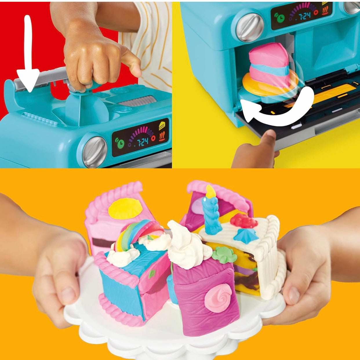 Play Doh Super Slice Cake Playset