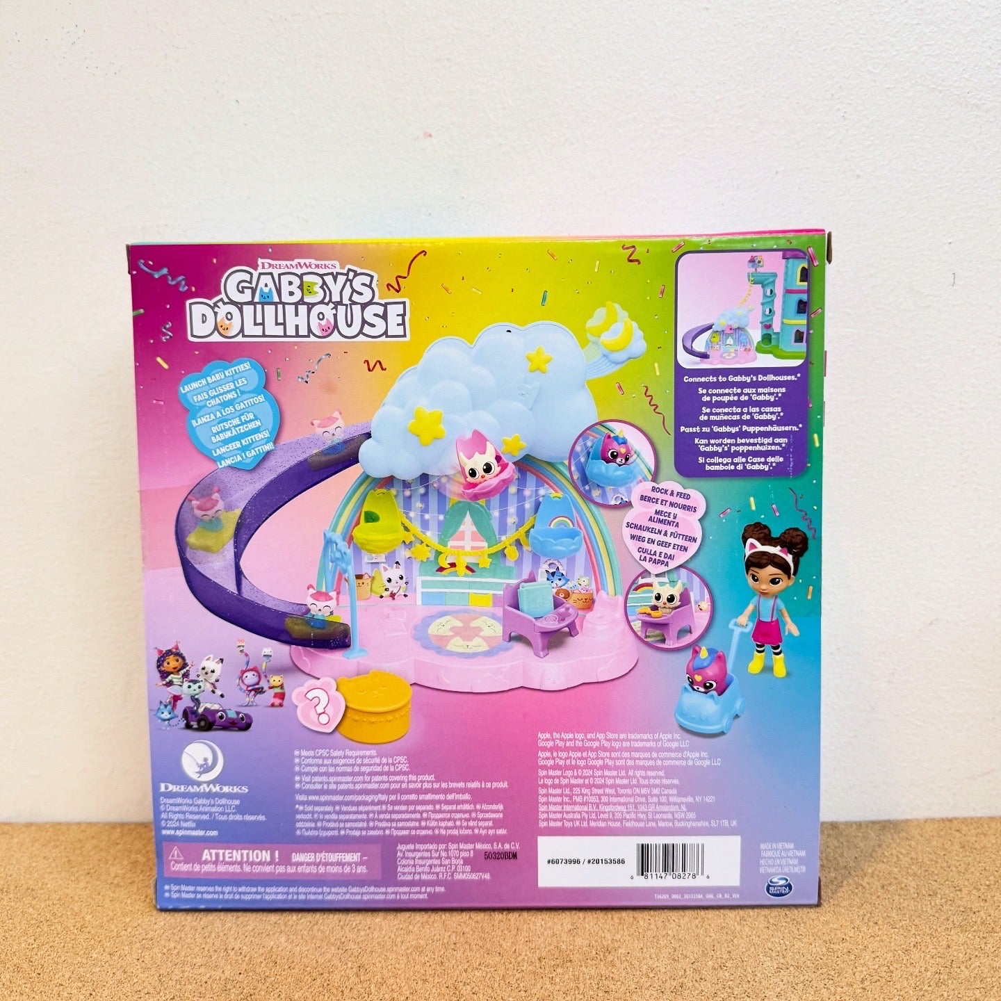 Gabby’s Dollhouse Kitty Care Ear Purrfect Playroom