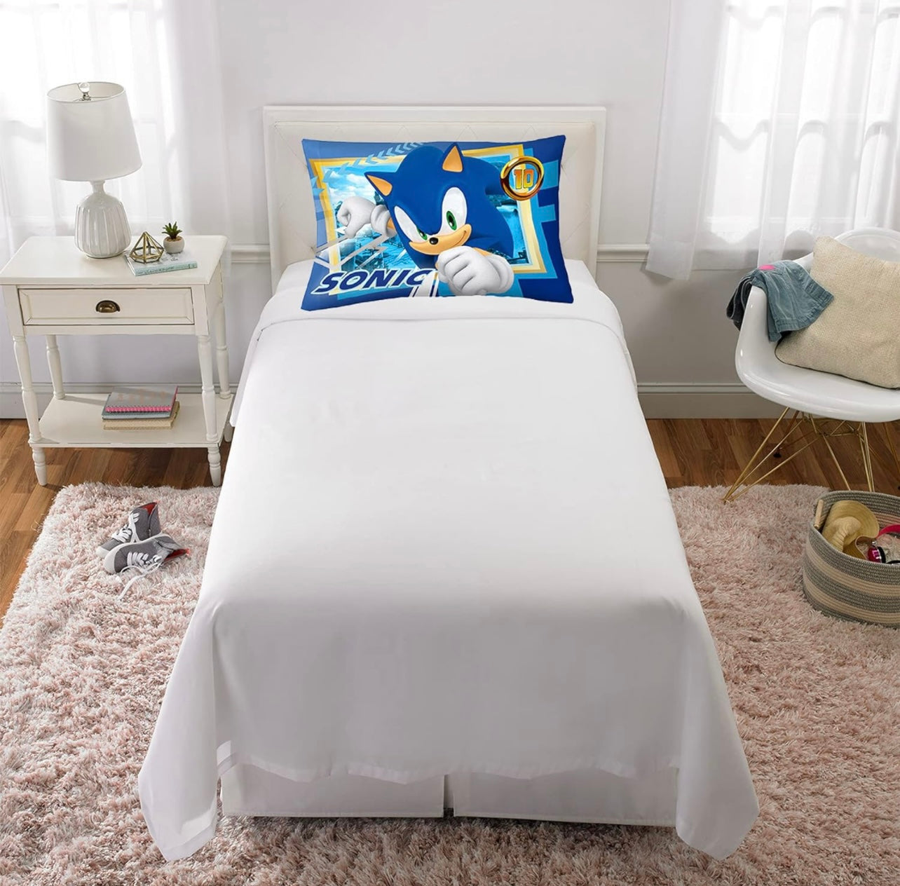 Sonic The Hedgehog Reversible Pillowcase(Standard Size)