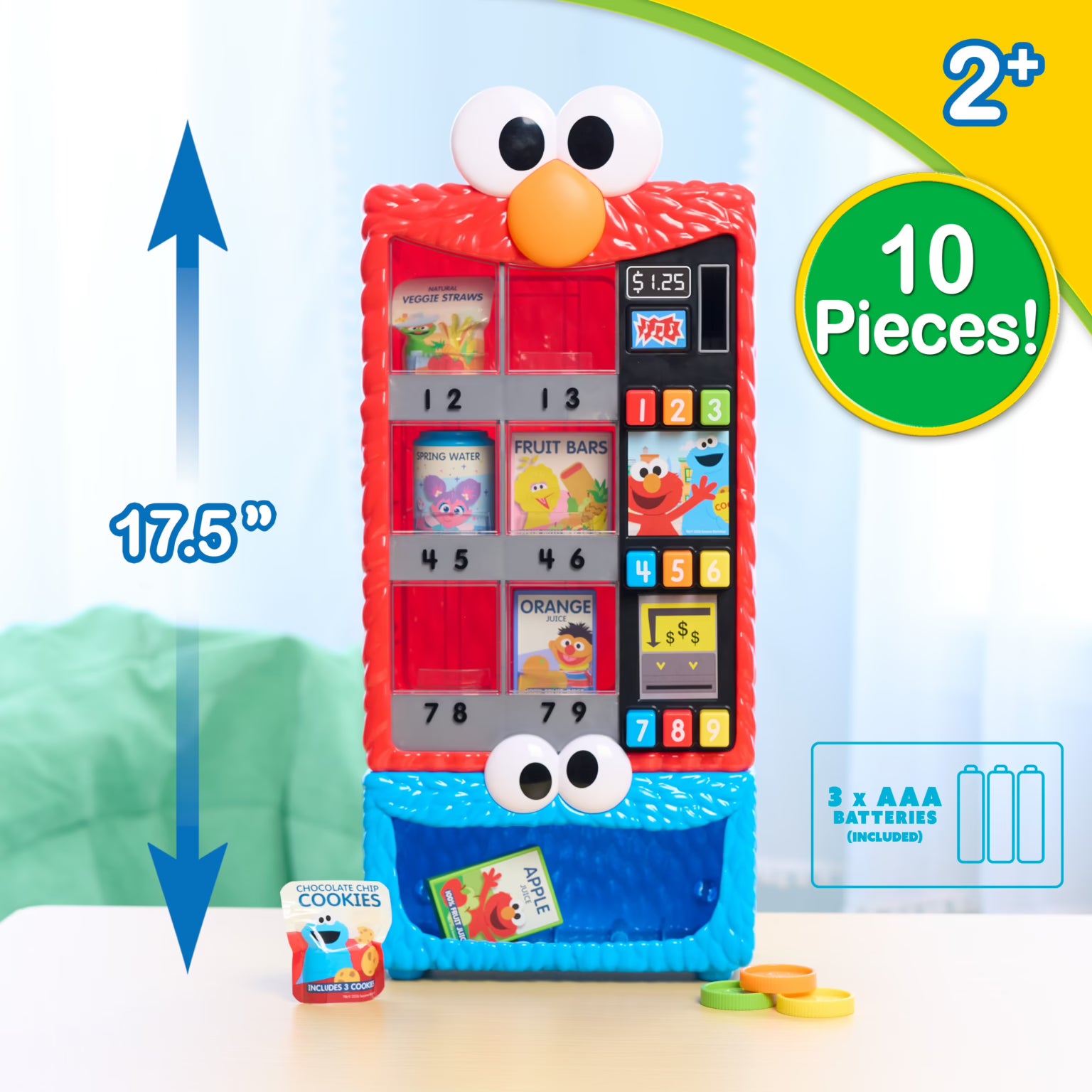 Sesame Street Elmo’s Sesame Snacks Vending Machine Toy