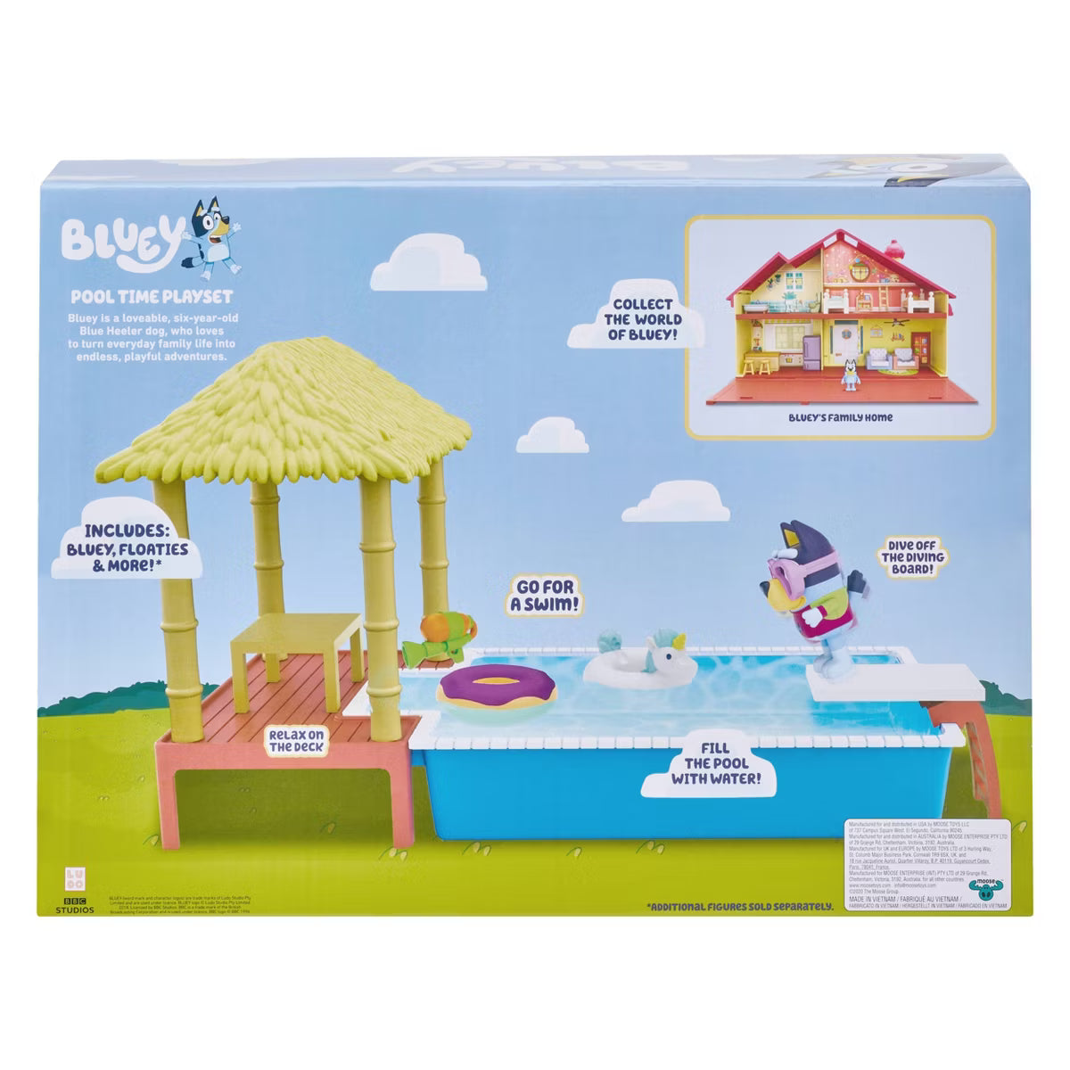 Bluey Pool Time Playset