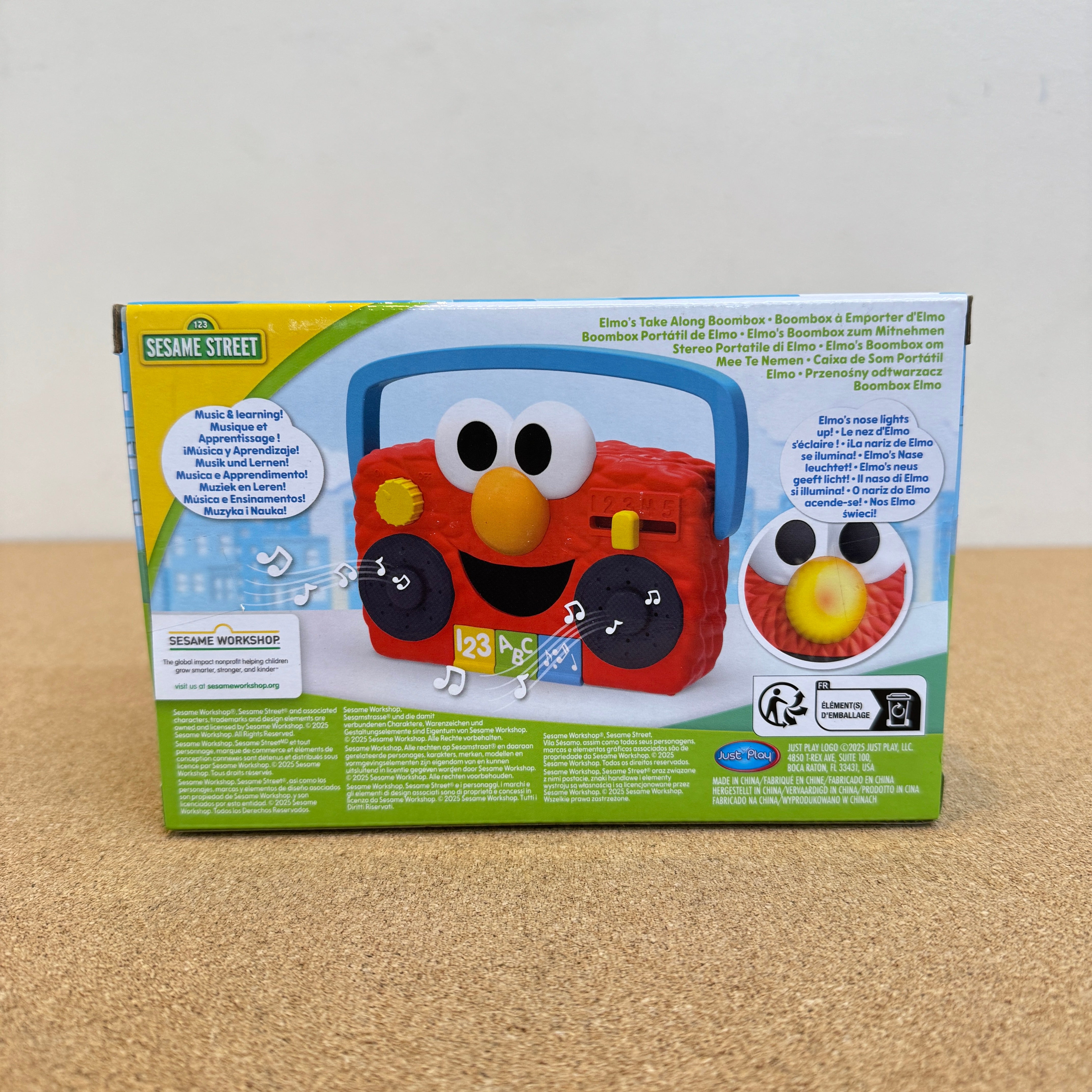 Sesame Street Elmo Take Along Mini Boombox