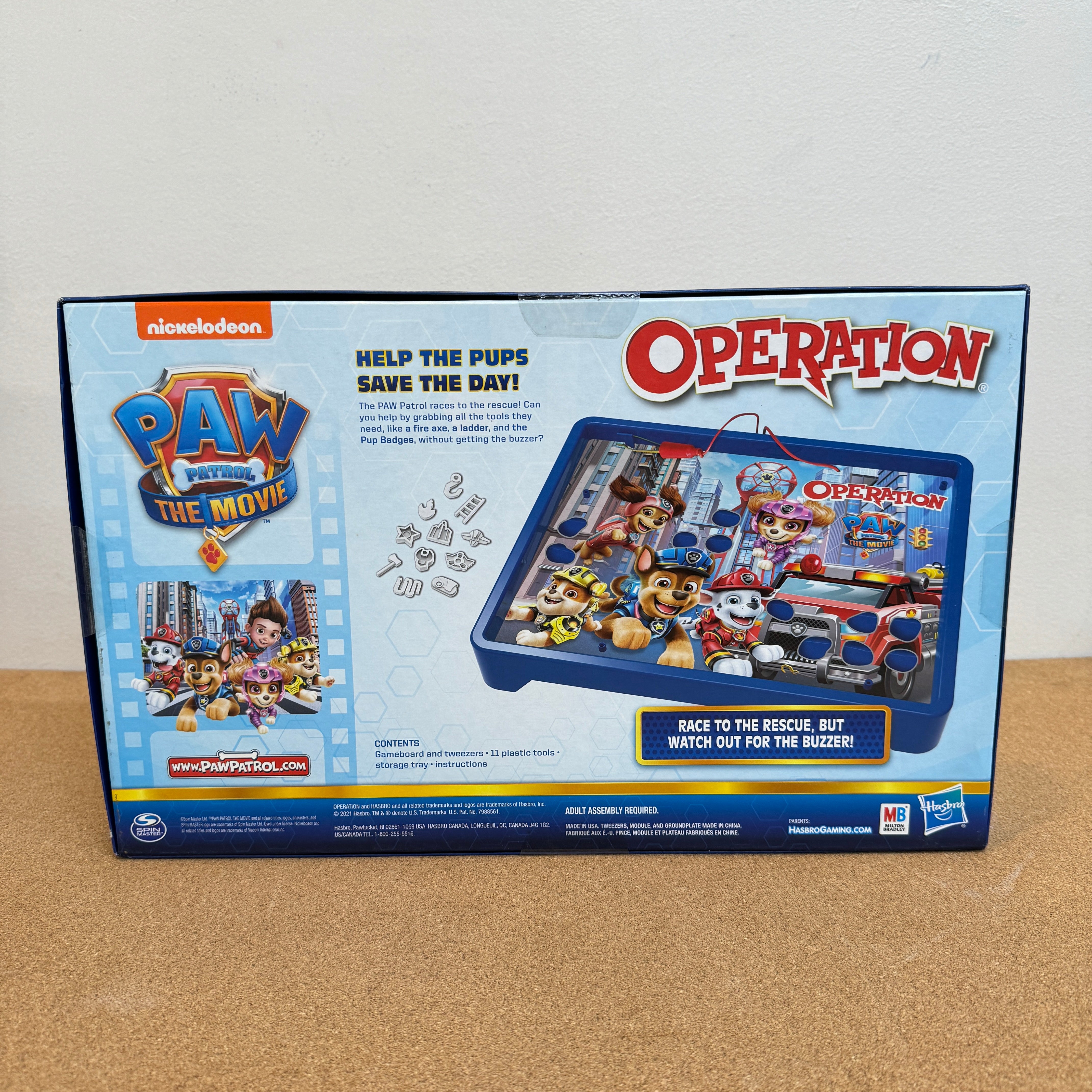 Paw Patrol The Movie Operation Board Game