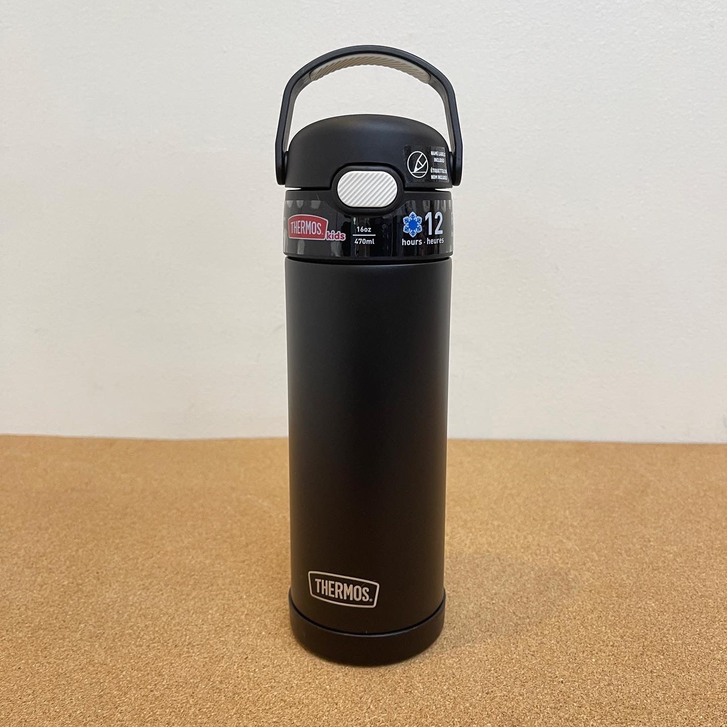 Thermos 16oz Funtainer Water Bottle Spout - Black