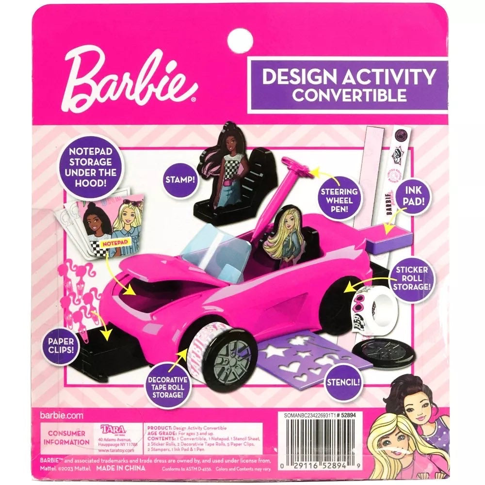 Barbie Design Activity Convertible