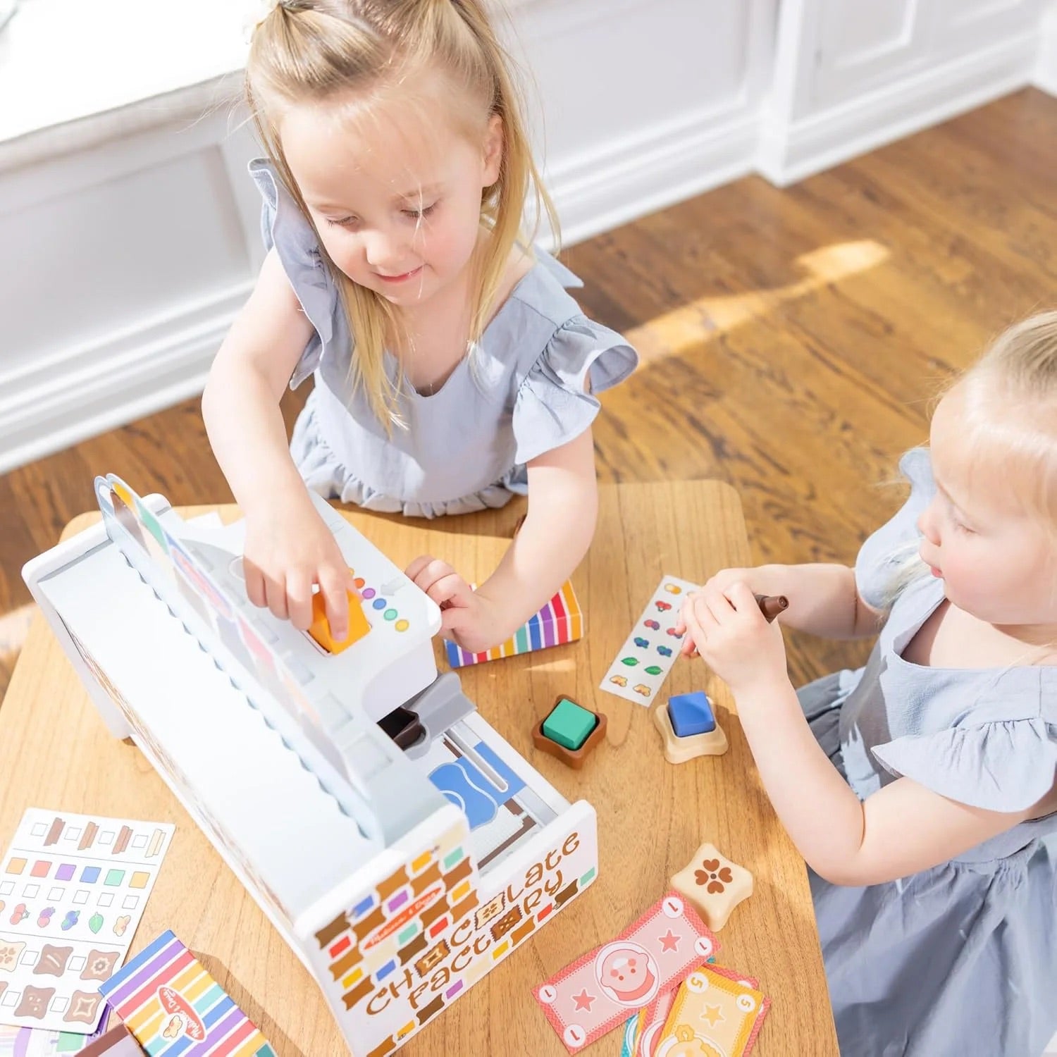 Melissa & Doug Wooden Chocolate Factory Playset