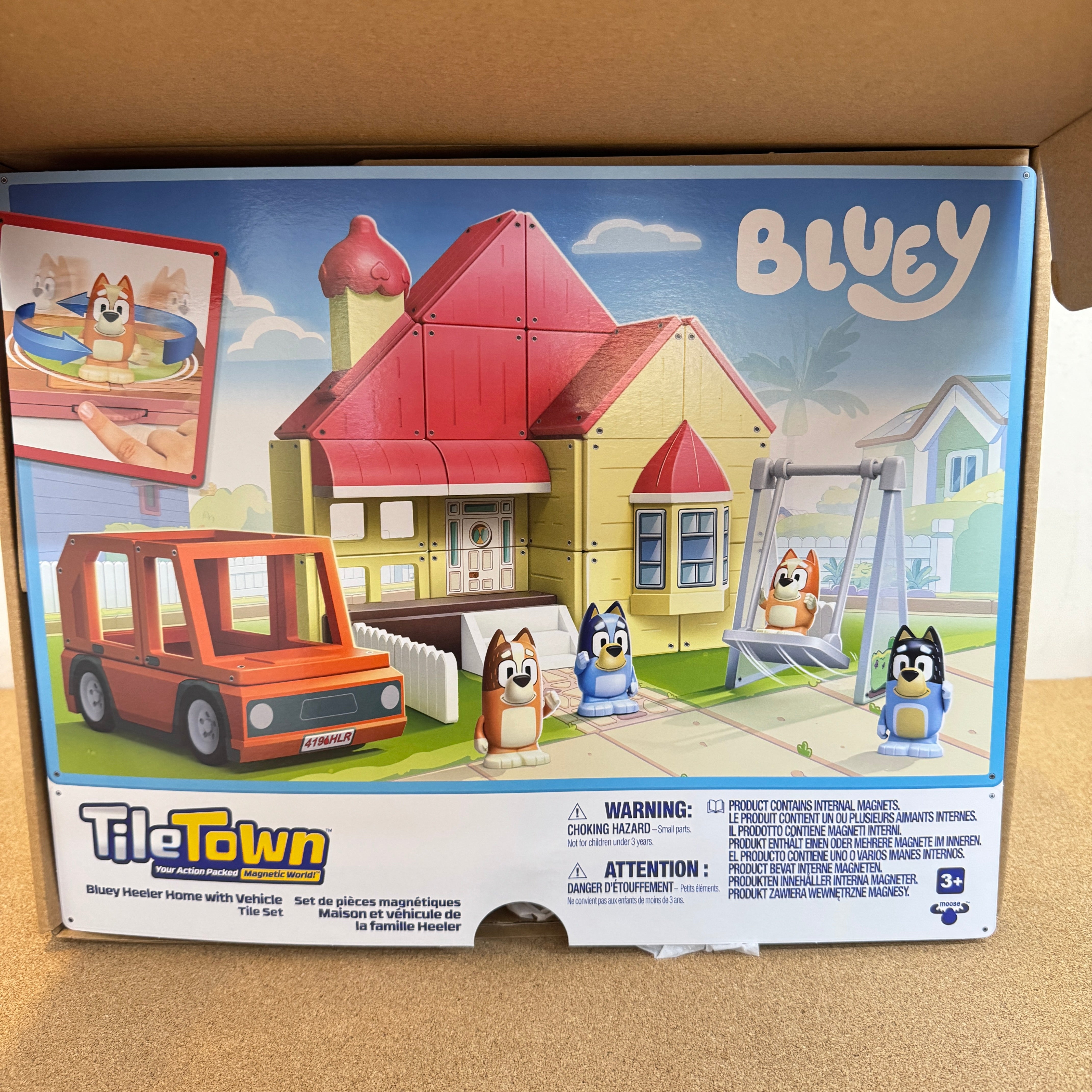 Tile Town Bluey Heeler Home & 4WD Vehicle Tile Set