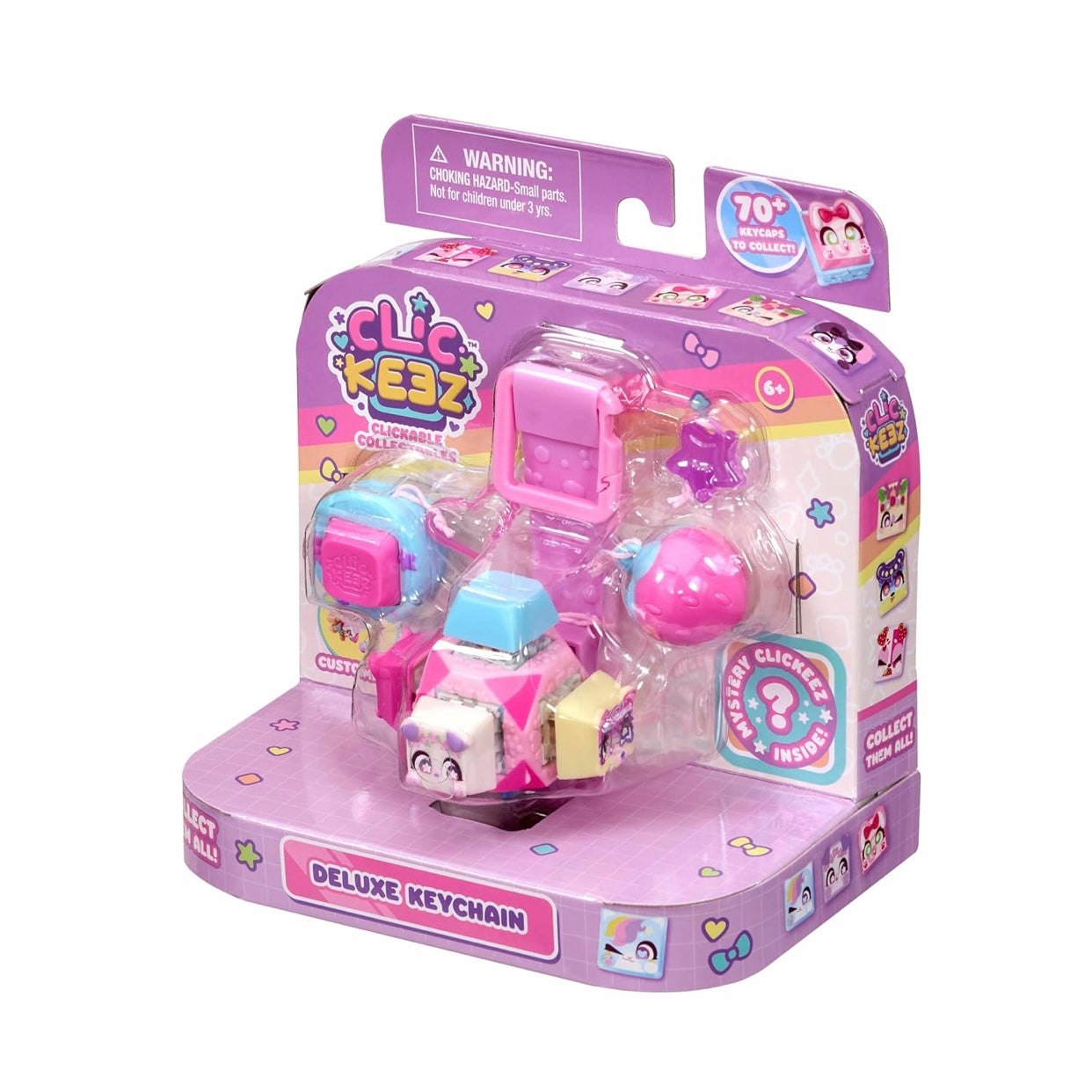 Clickeez Deluxe Keychain Fidget Cube