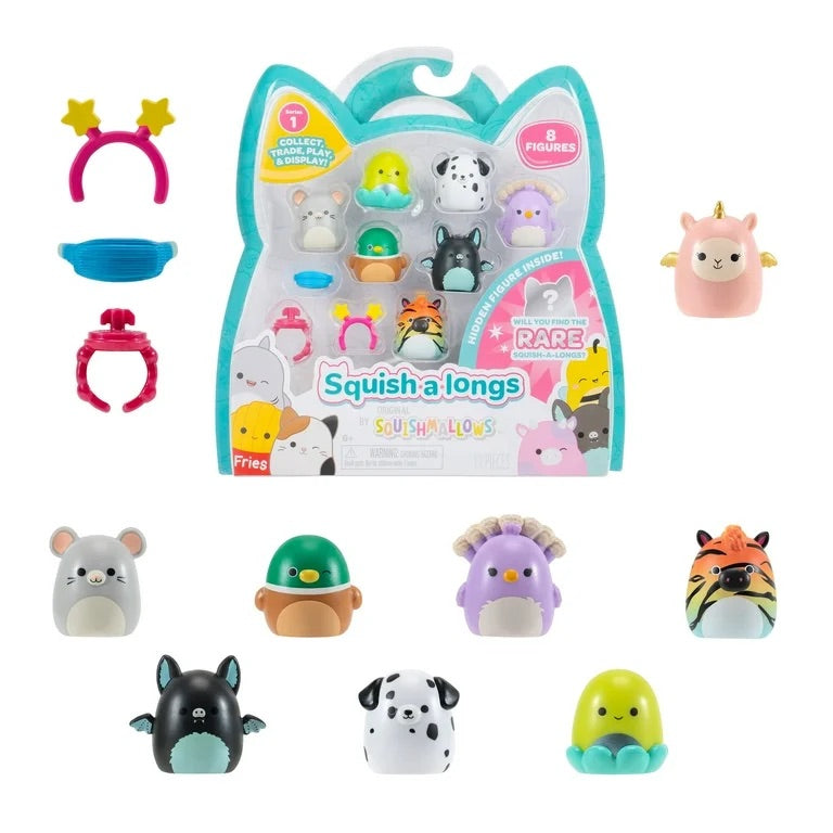 Squish-A-Longs by Squishmallows 8Pack Mini Squis