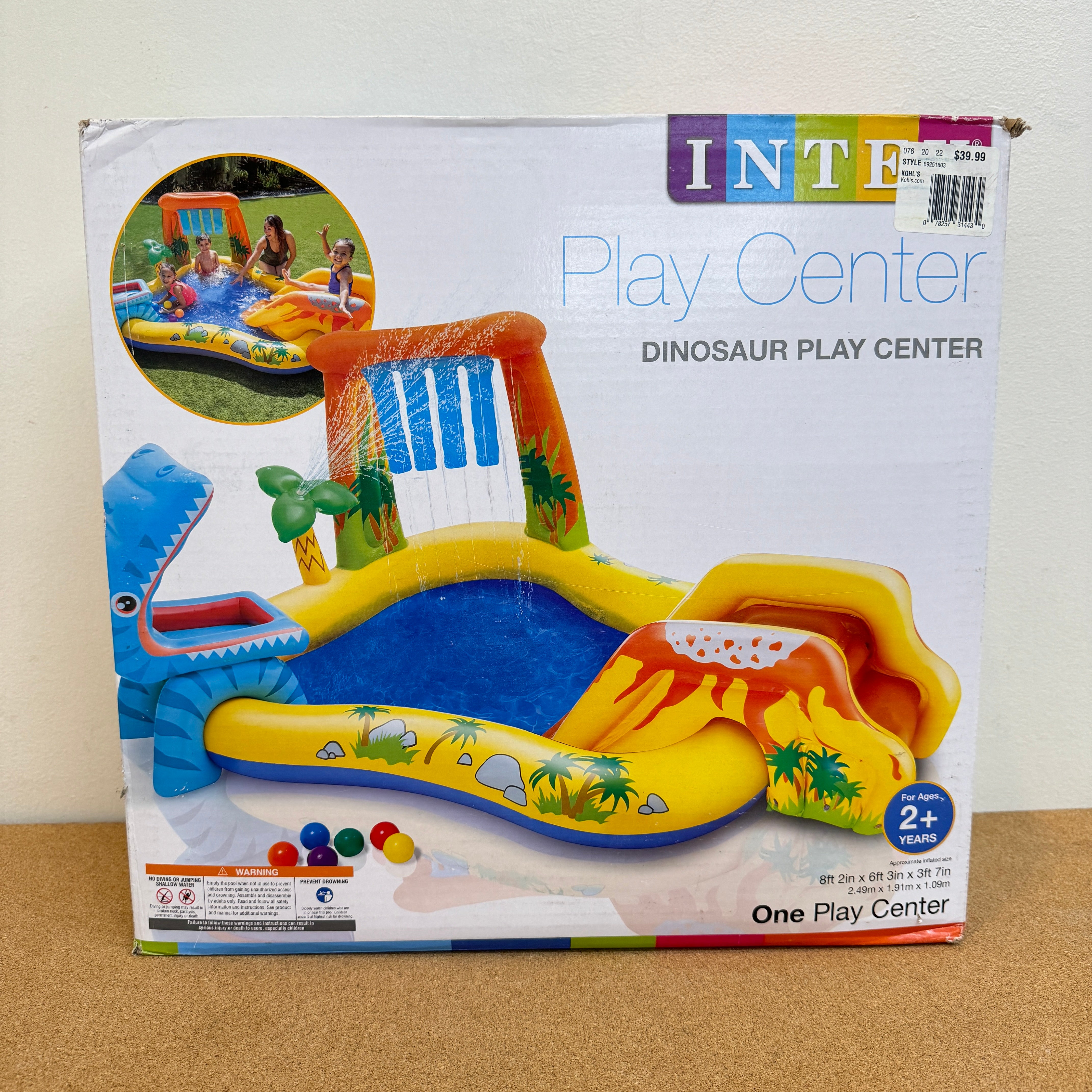 Intex Dinosaur Play Pool Center