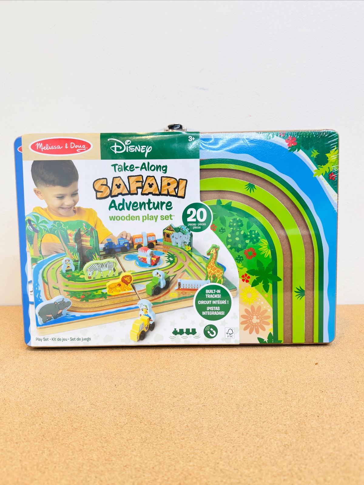 Disney Take-Along Safari Adventure Wooden Playset
