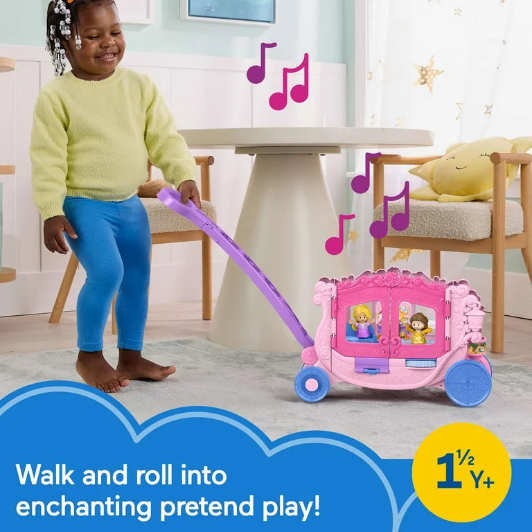 Fisher Price Little People Disney Princess Pull-Along Carriage