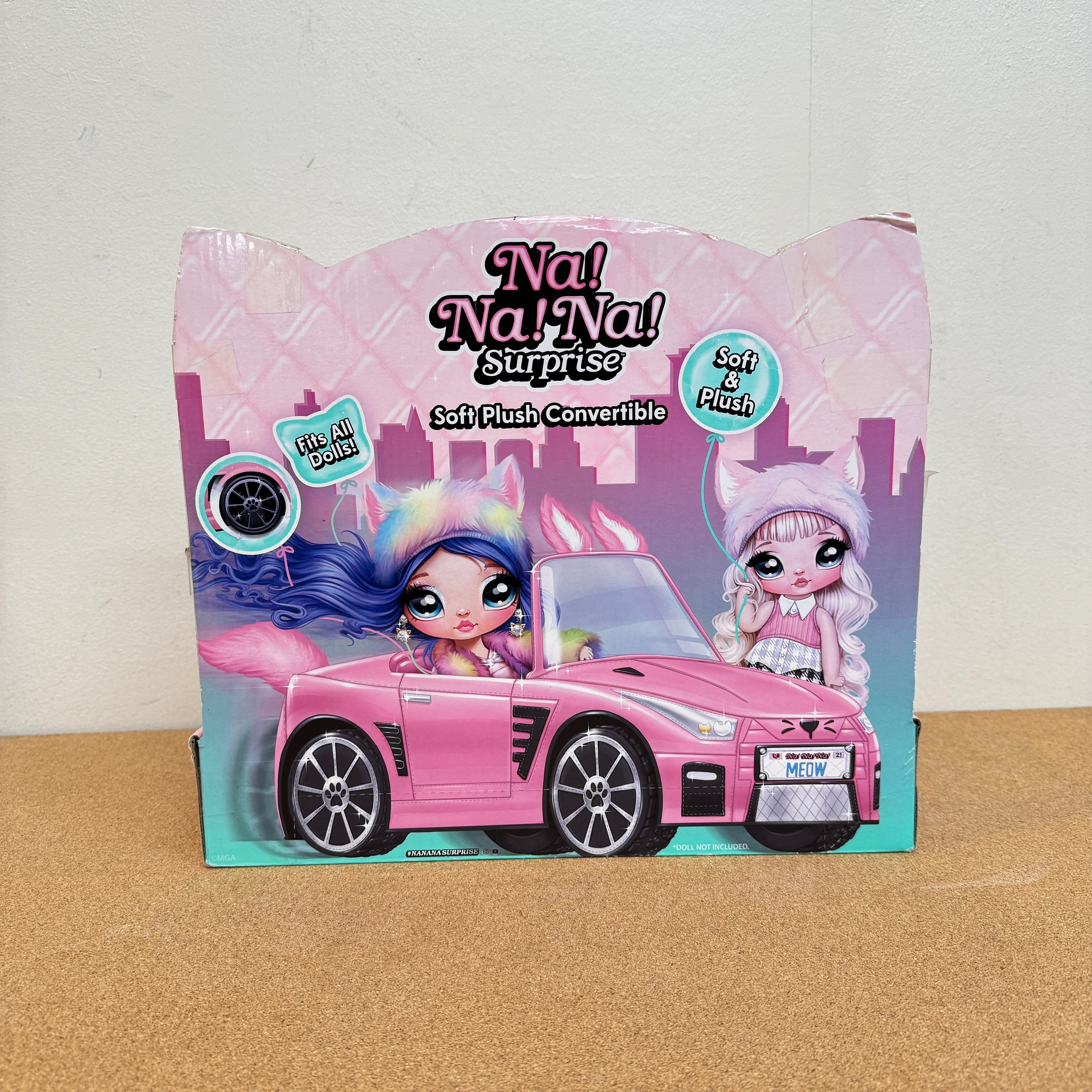 NaNaNa Surprise Soft Plush Convertible Car