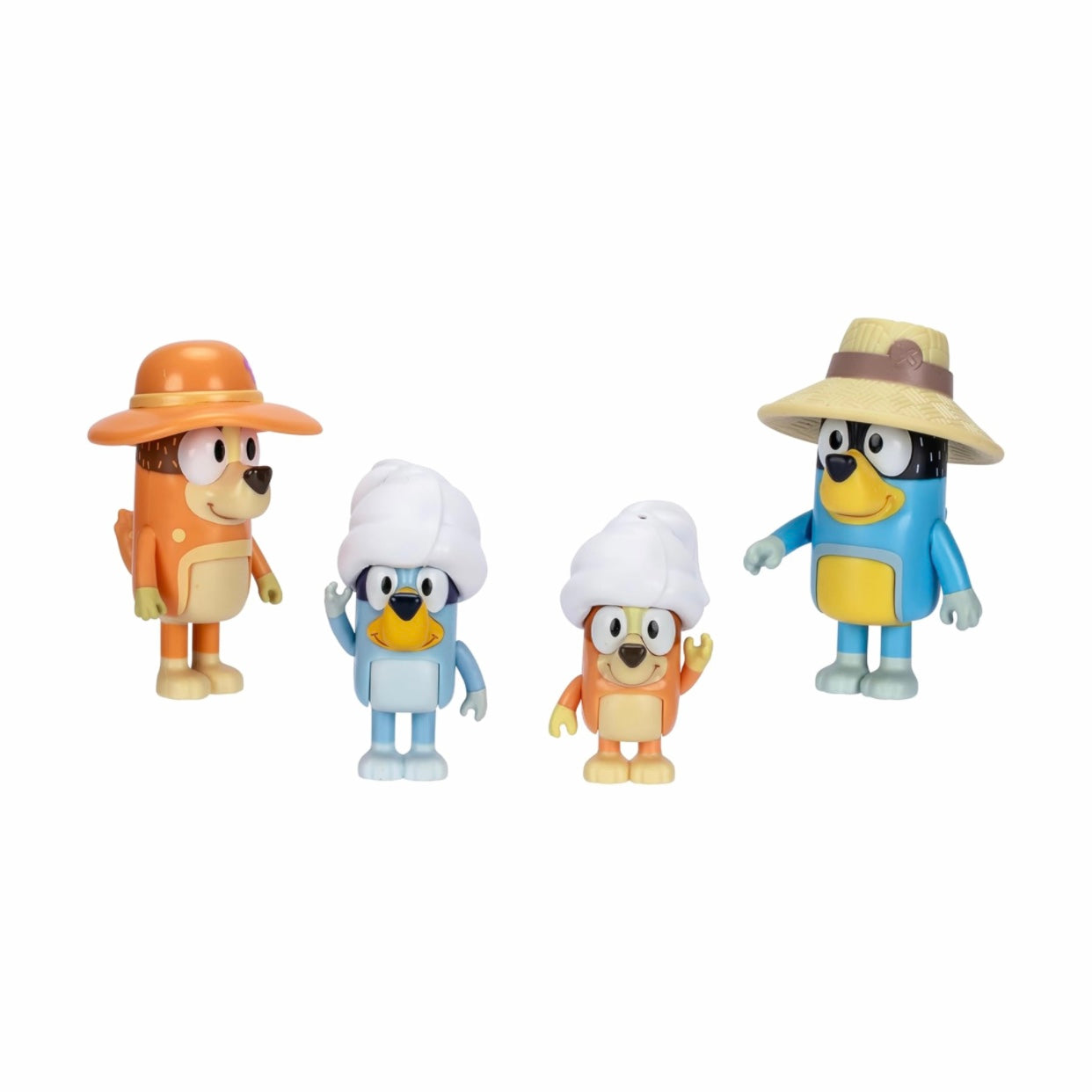 Bluey Family Trip Figure 4PK