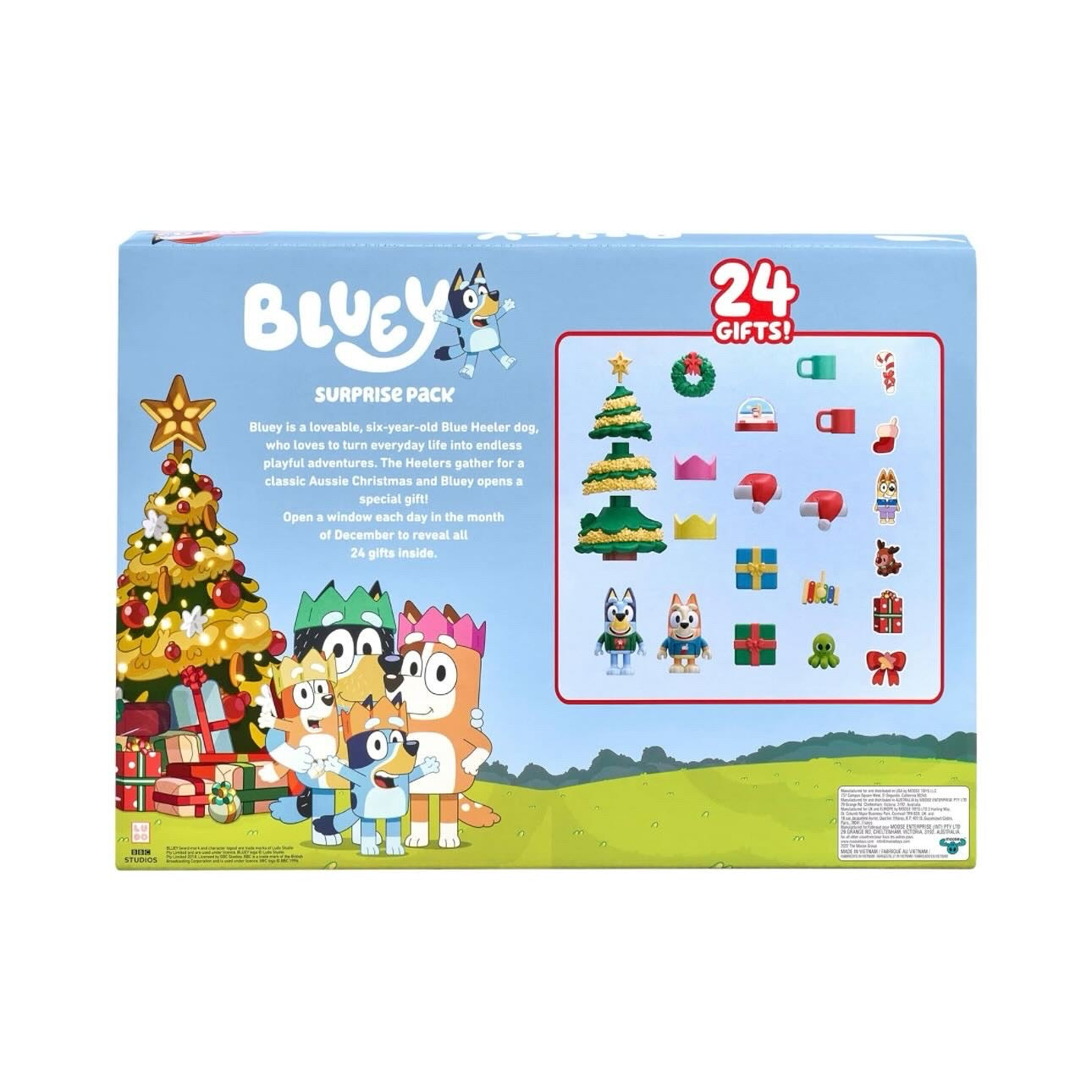 Bluey Family Christmas Surprise Pack