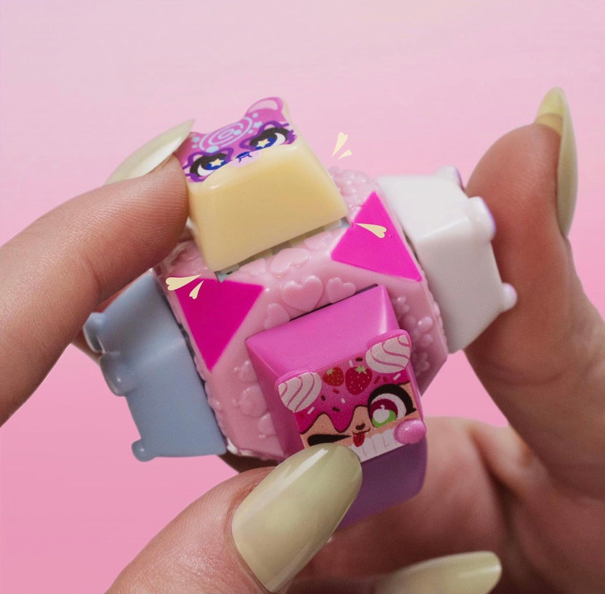Clickeez Deluxe Keychain Fidget Cube