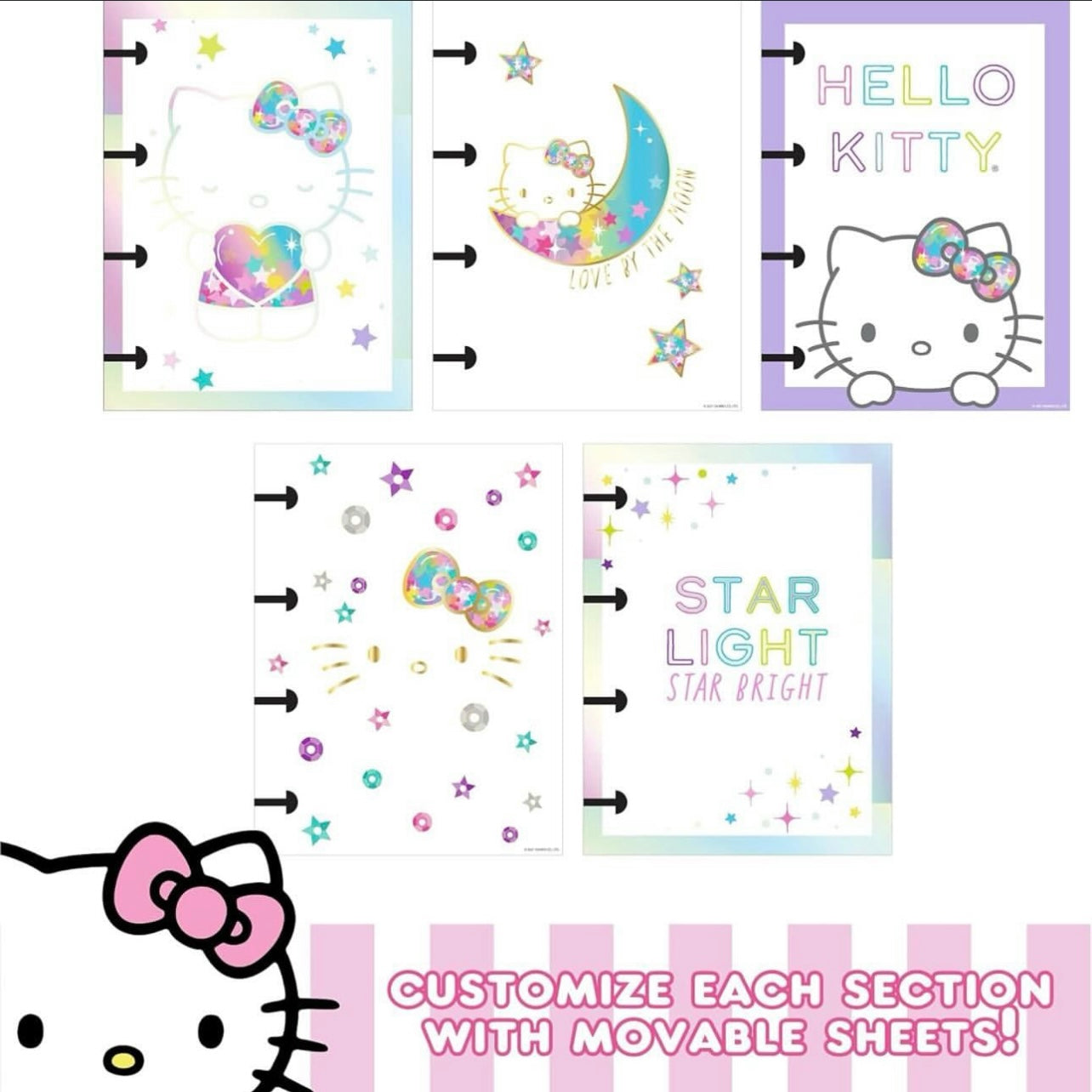 Hello Kitty DIY Glitter Micro Journal