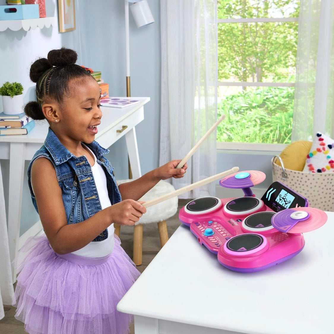 Vtech Kidi Star Drum Pad - Pink