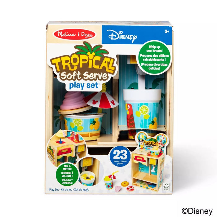 Melissa & Doug Disney Tropical Soft Serve Ice Cream Wooden Playset