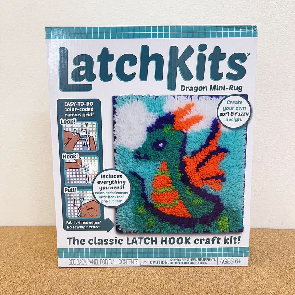Latchkits Dragon Latch Hook Kit Kidstationph