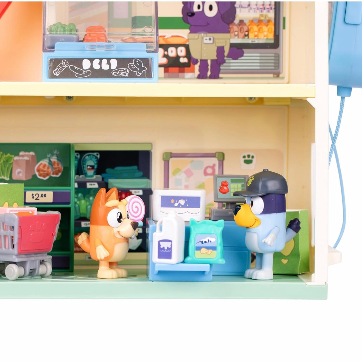 Bluey and Bingo Supermarket Playset