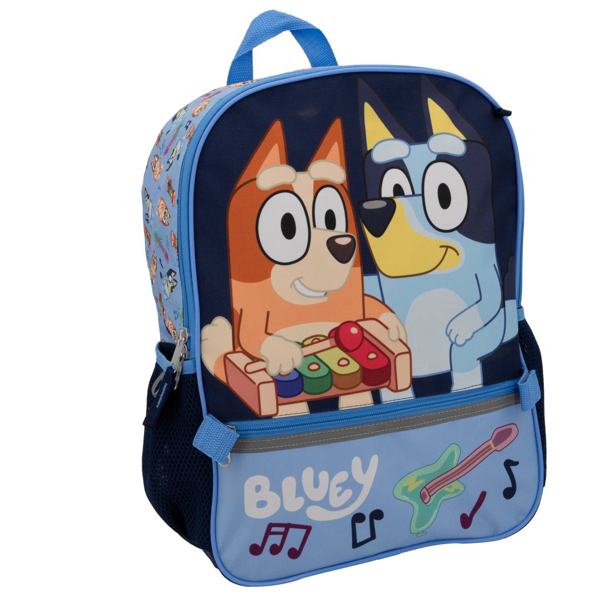 Bluey Kids 5PC Backpack Set with Lunchbag -16”