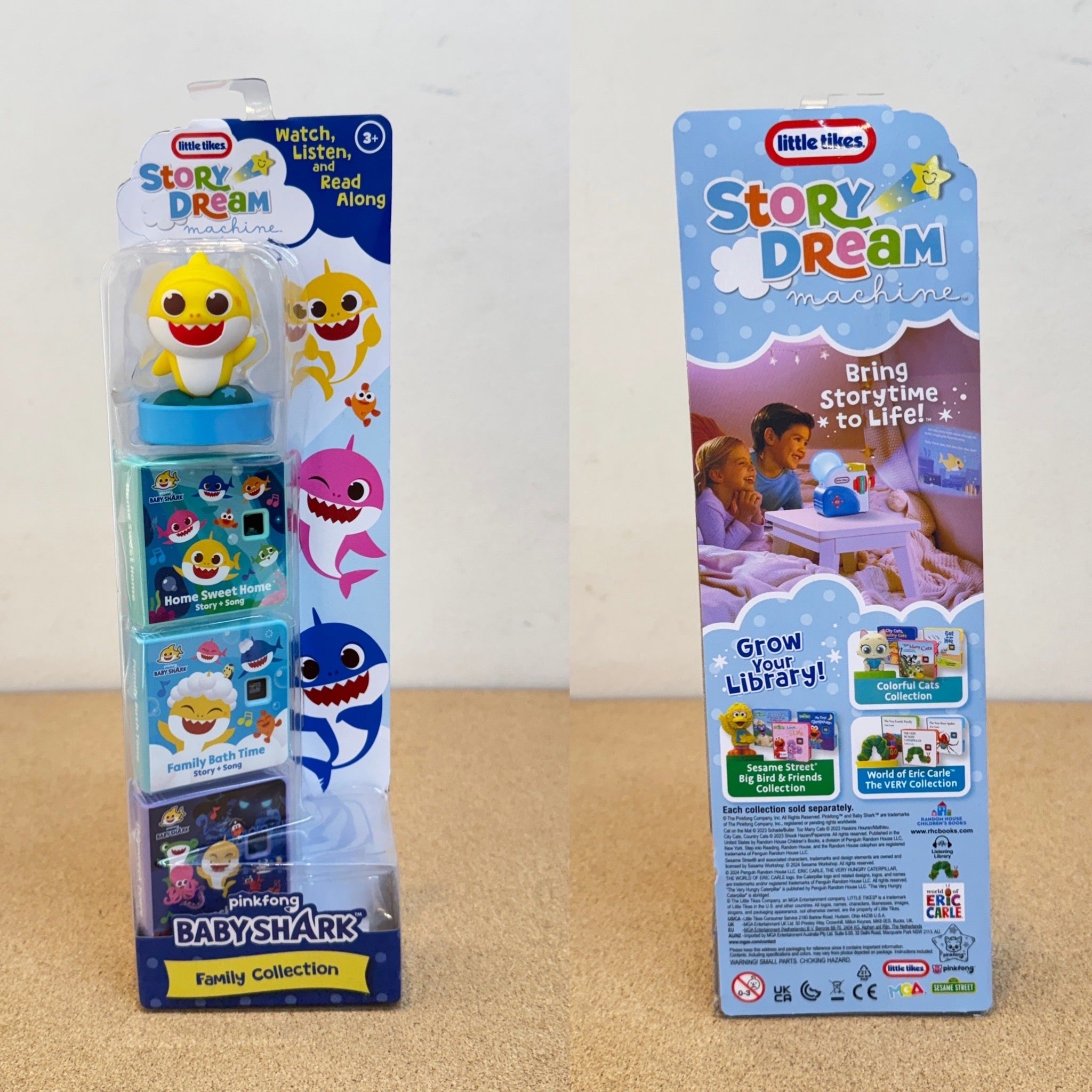 Little Tikes Story Dream Machine Cartridge Baby Shark Family Collection