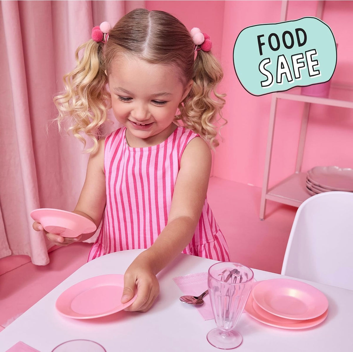 Little Tikes Sweet Spaces Dishware Set - Pink