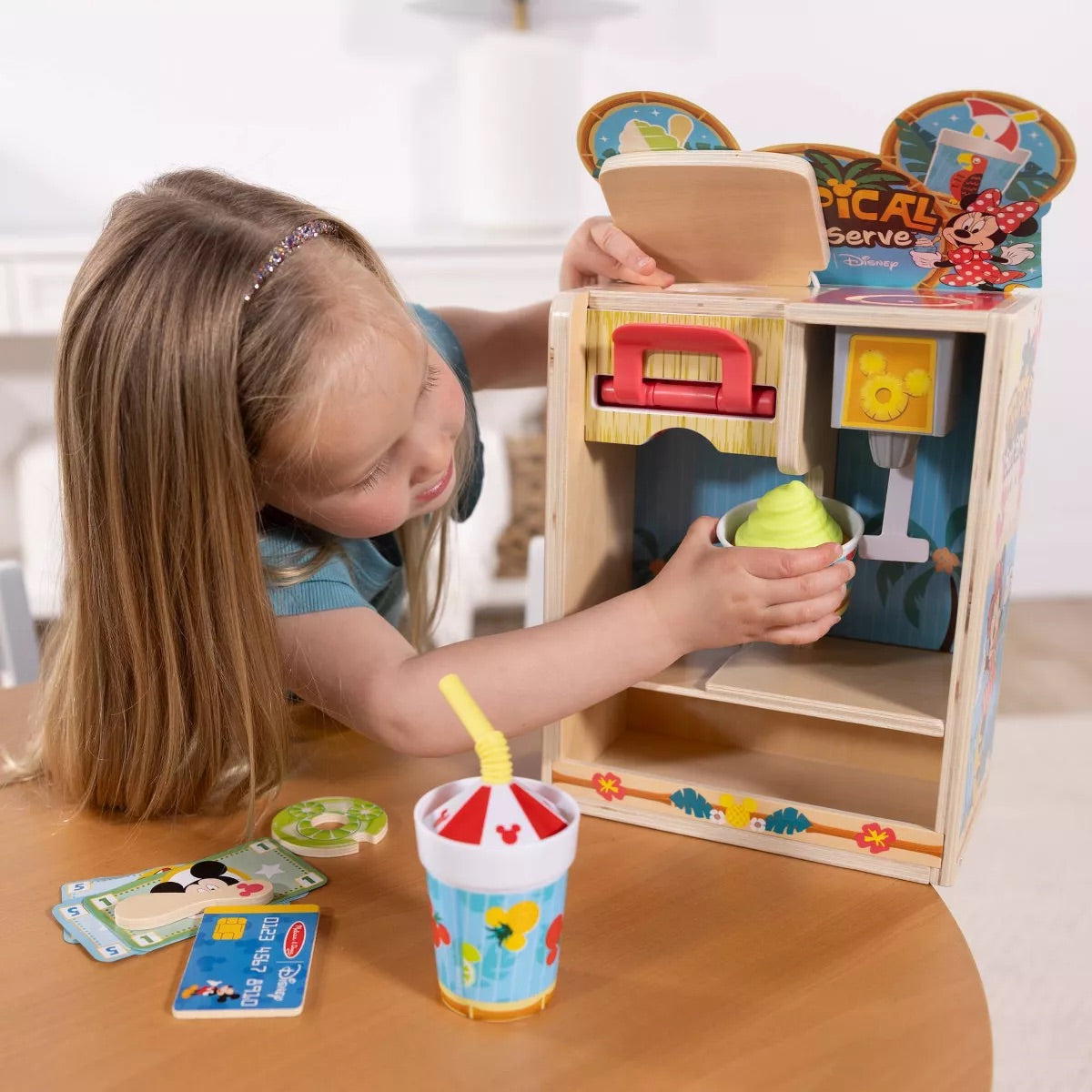 Melissa & Doug Disney Tropical Soft Serve Ice Cream Wooden Playset