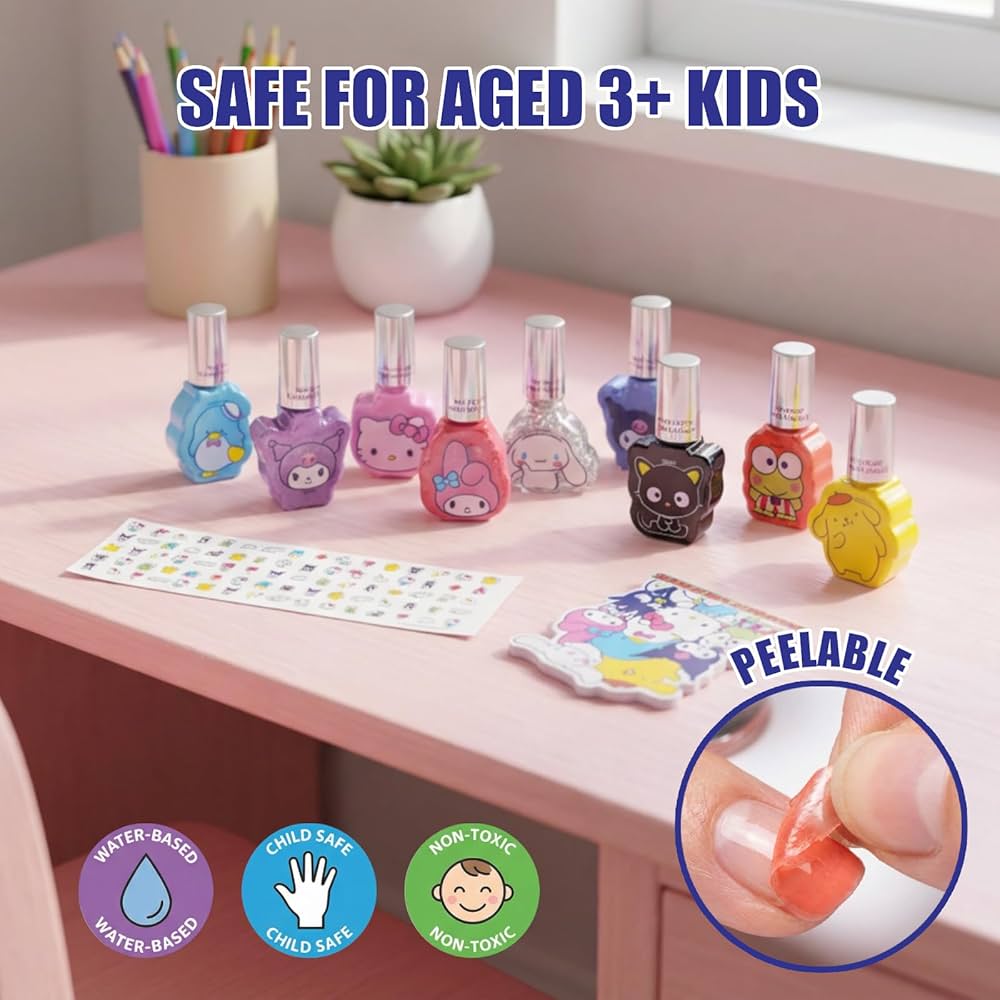 Townley Girl Hello Kitty and Friends 16Pack Nail Polish Set