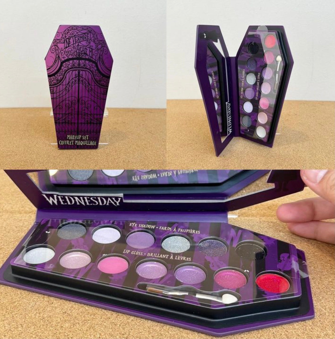 Claire’s Wednesday Coffin Make Up Palette