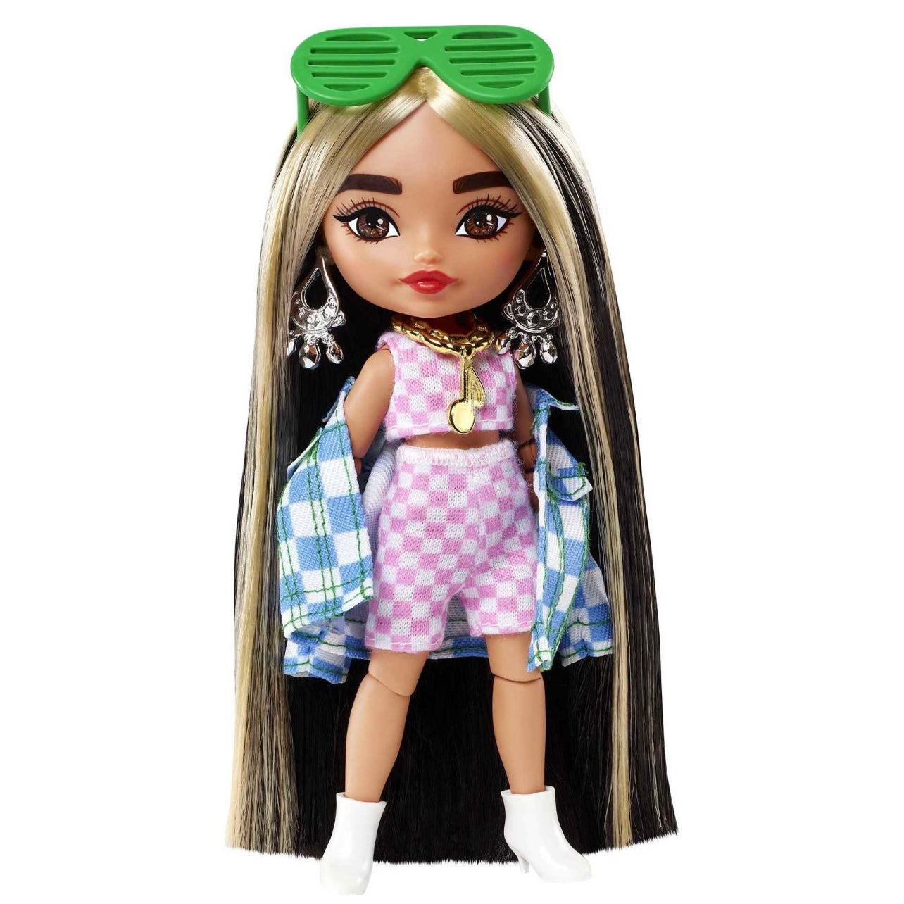 Barbie Extra Minis Doll #2 Checkered Jacket