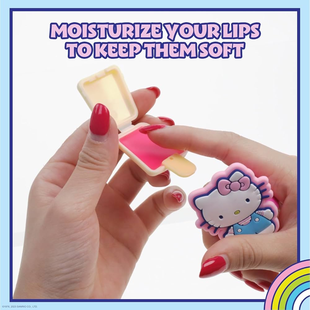 Hello Kitty and Friends Fruit Flavored Lip Gloss Pucker Pop Set